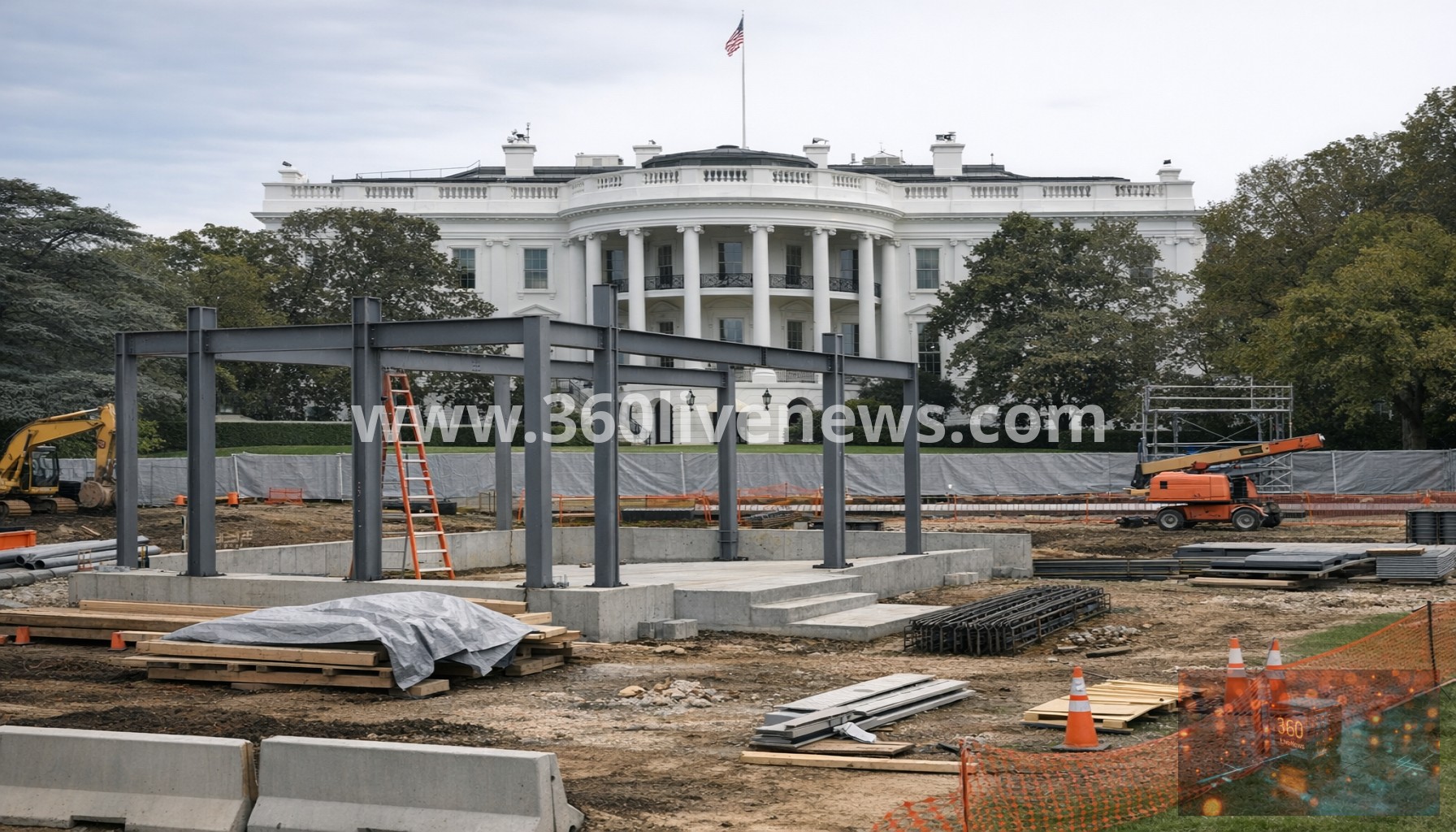 US judge halts above-ground construction of Trump's White House ballroom