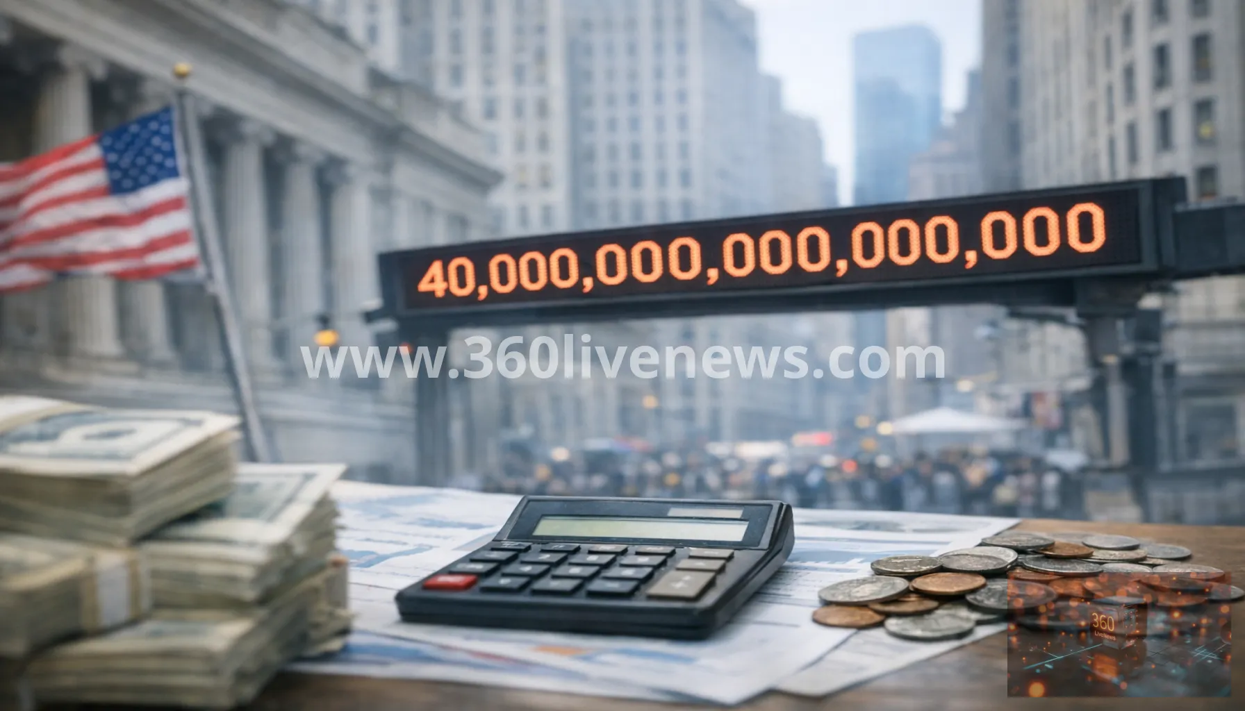 US national debt crosses $40 trillion for the first time