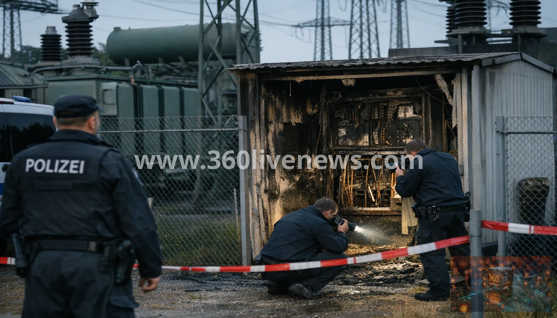 Suspect held in Germany after spate of sabotage attacks on power grid