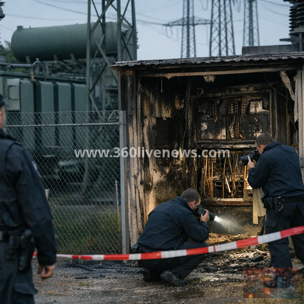 Suspect held in Germany after spate of sabotage attacks on power grid
