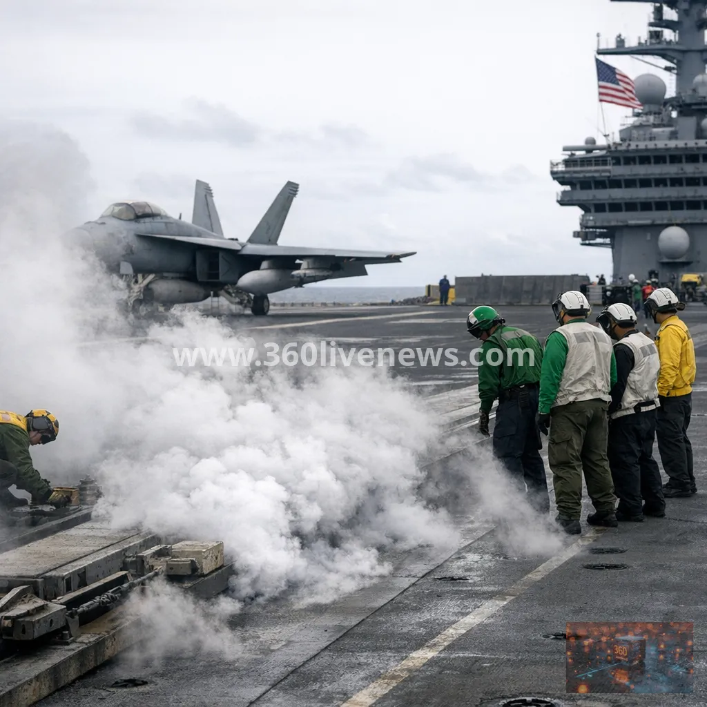 Trump orders Navy to revert Ford-class carriers to older steam catapult system