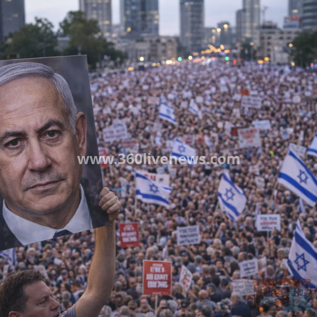 Thousands rally in Tel Aviv against Netanyahu days before Israel election