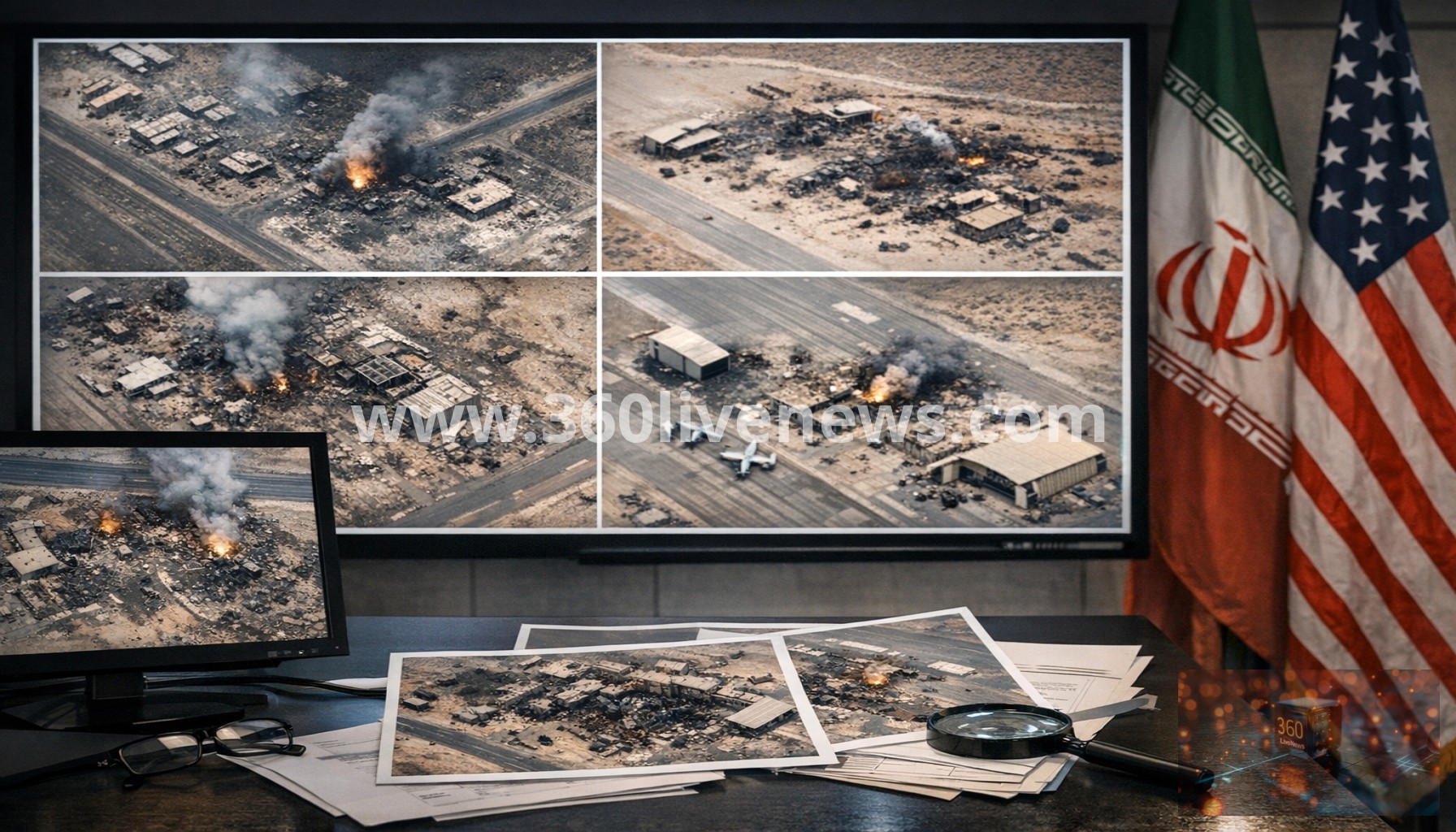 Satellite images suggest Iran damaged 20 US military sites across Middle East