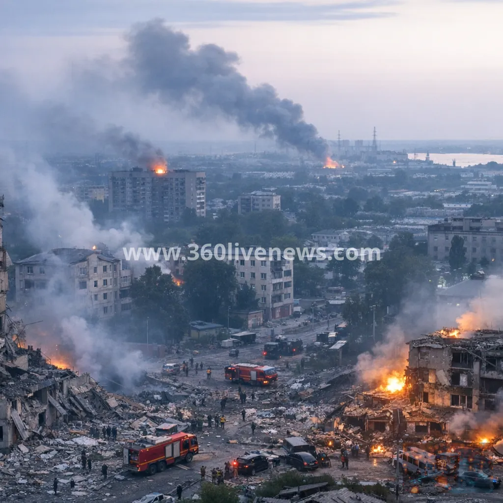 At least 13 killed in strikes across Ukraine as attacks hit Zaporizhzhia, Odesa and other regions