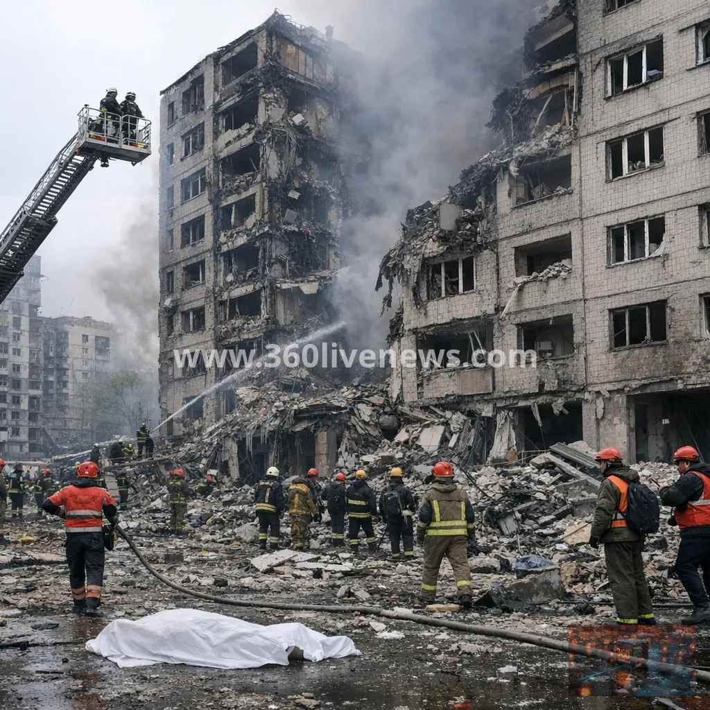 Russian air campaign on Kyiv kills at least 53 as talks resume