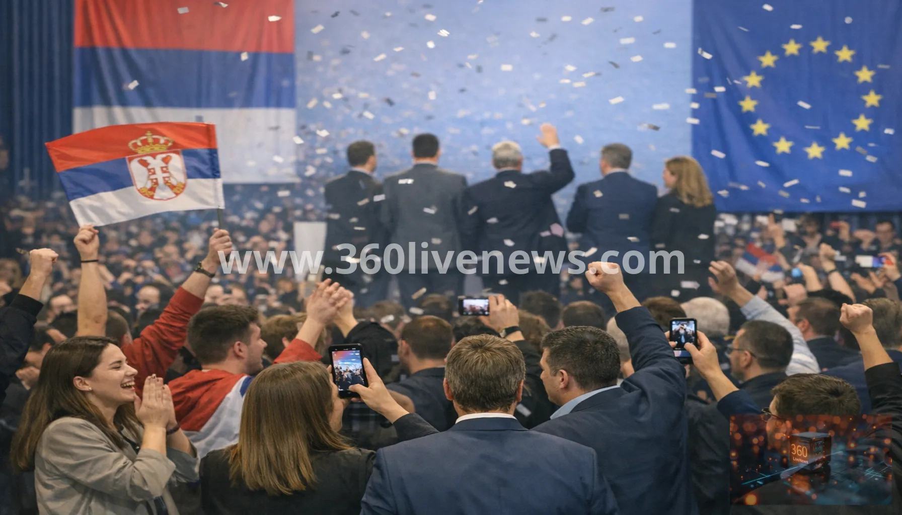 Serbia election shifts toward student-backed movement after Vučić concedes defeat