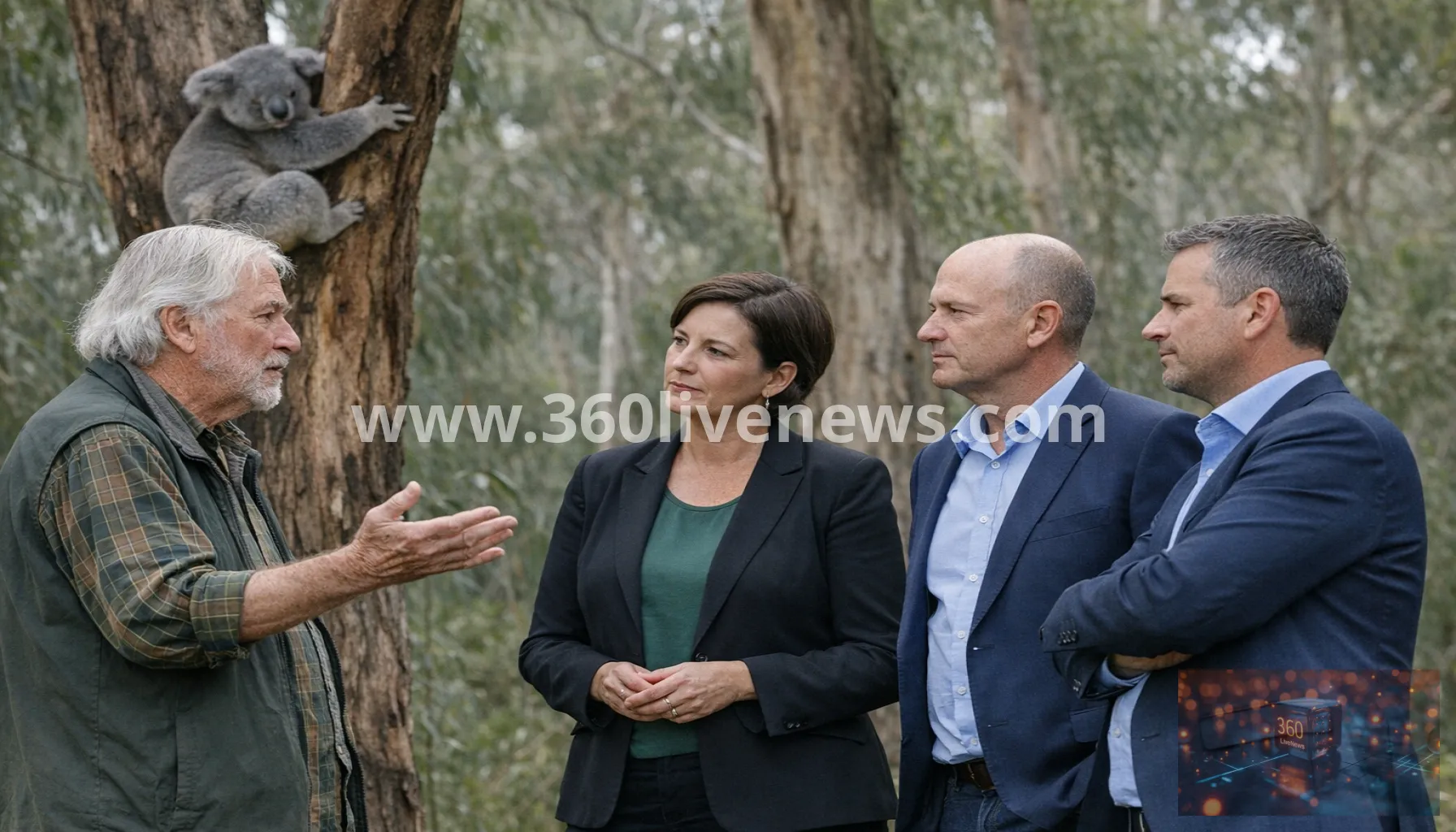 Greens co-founder backs senators over split on koala park carbon credits
