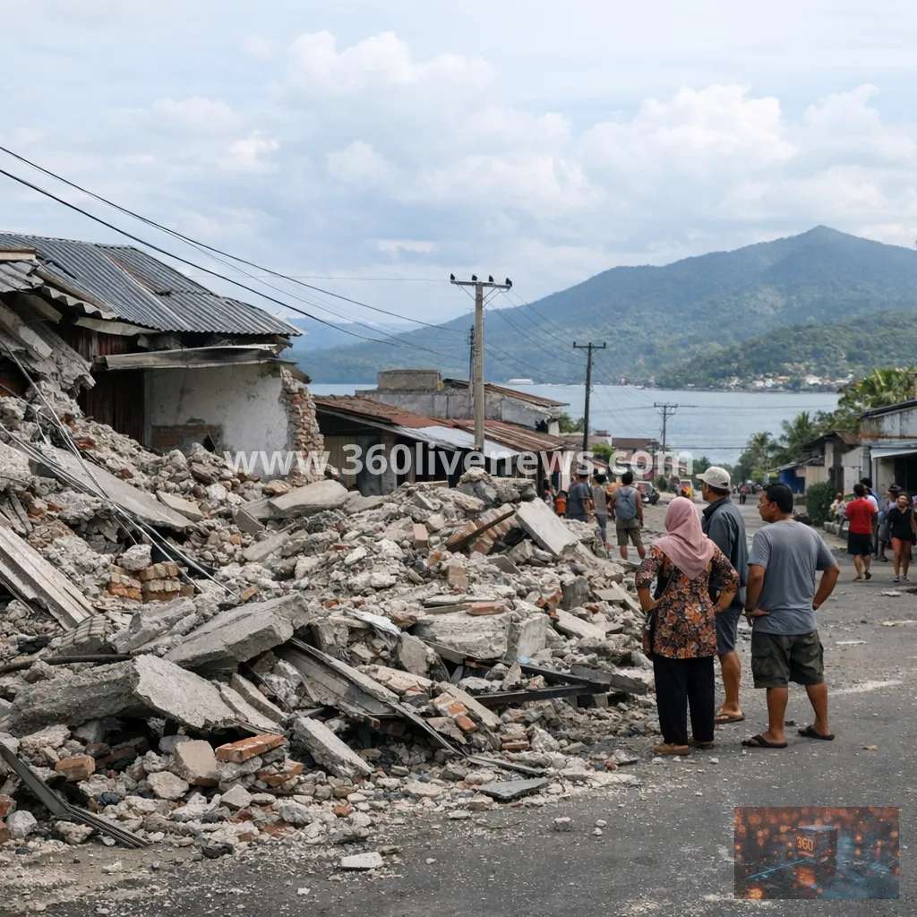 Magnitude 6.2 earthquake strikes off eastern Indonesia, with no tsunami threat reported