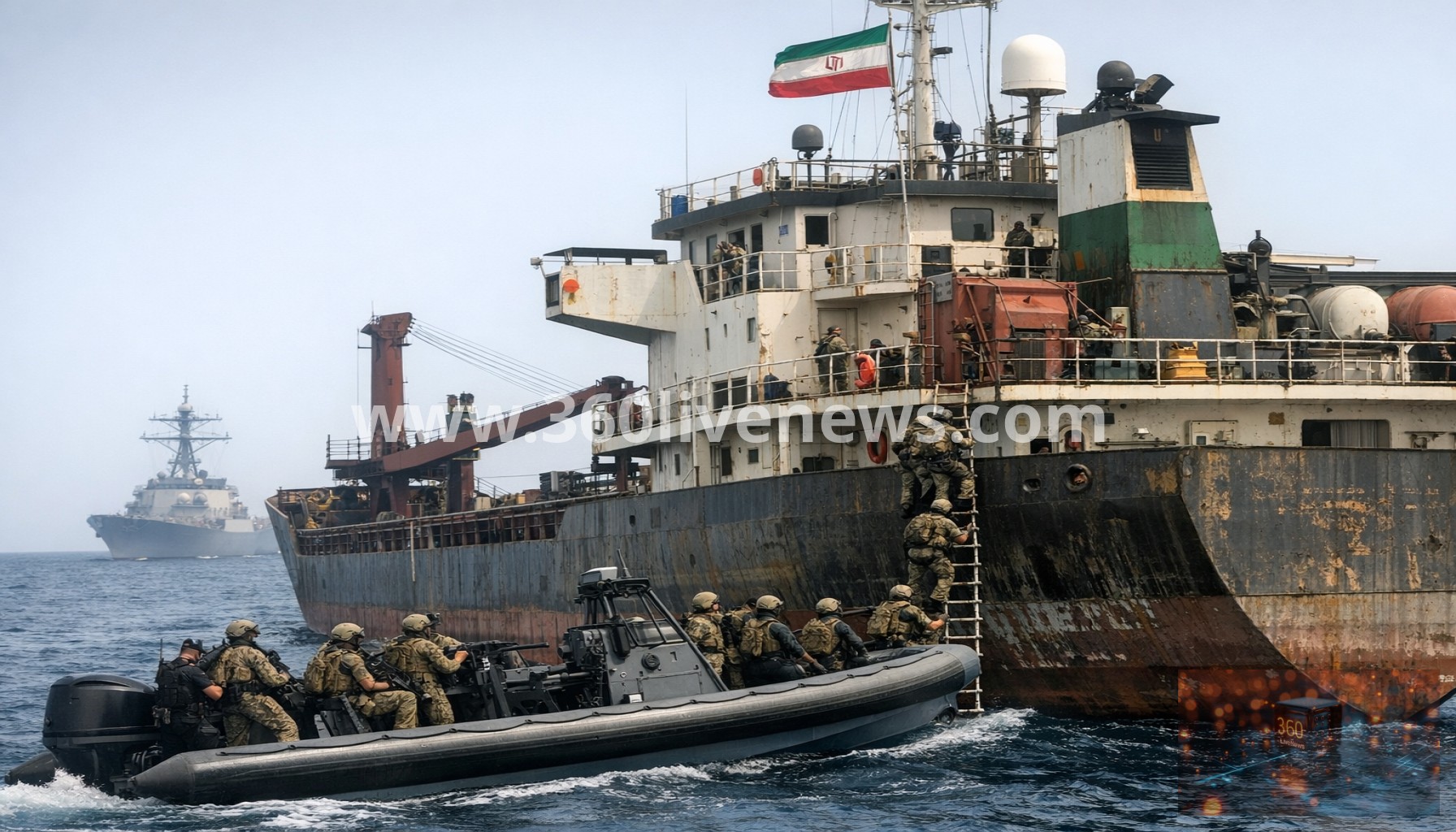 US Navy Seizes Iranian Cargo Ship Touska After Warning Ignored