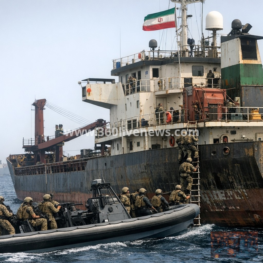 US Navy Seizes Iranian Cargo Ship Touska After Warning Ignored
