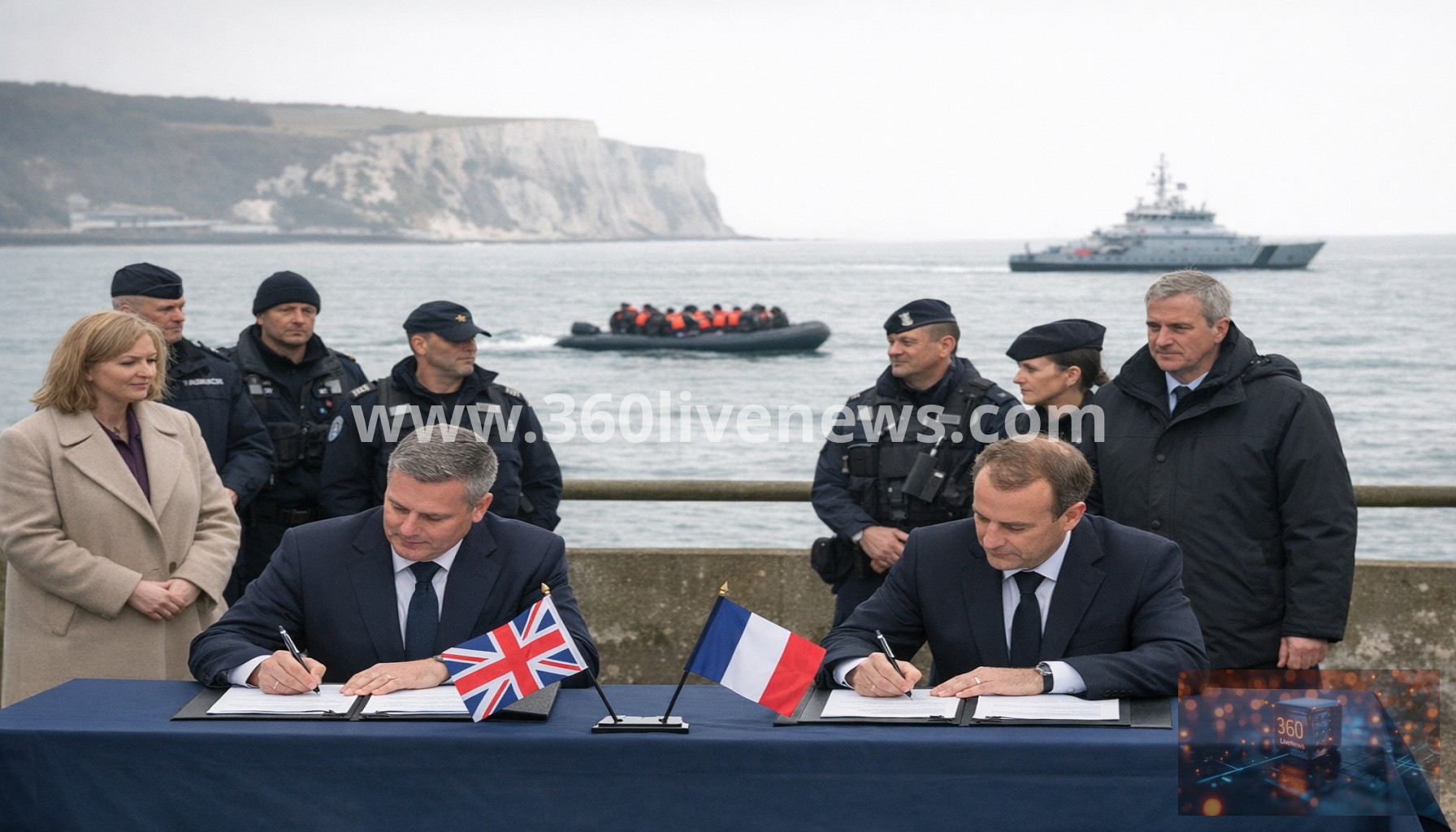 UK and France agree new £660m deal to curb Channel migrant crossings