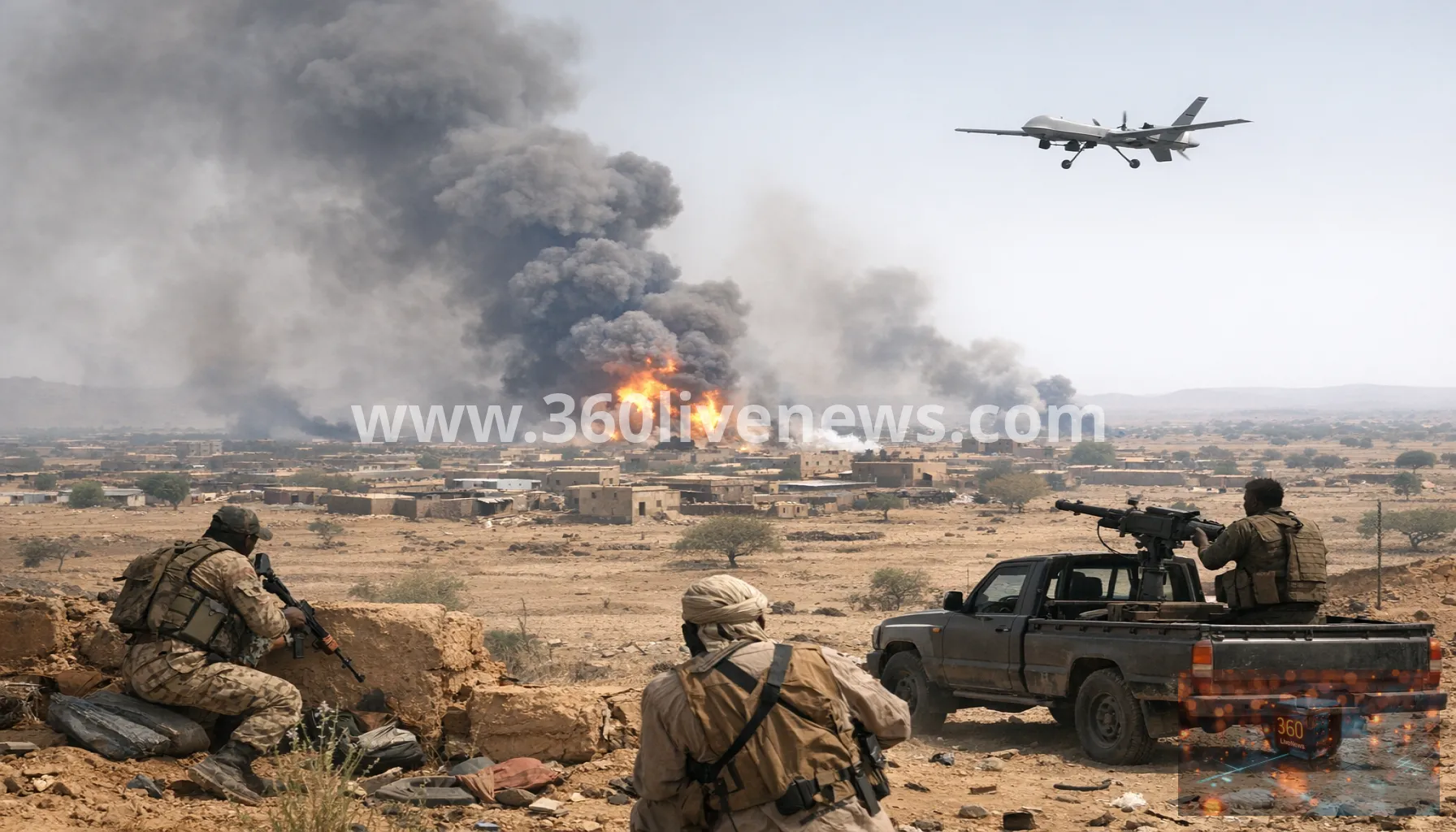 Fighting intensifies in Sudan's Kordofan as drone strikes spread across key battleground