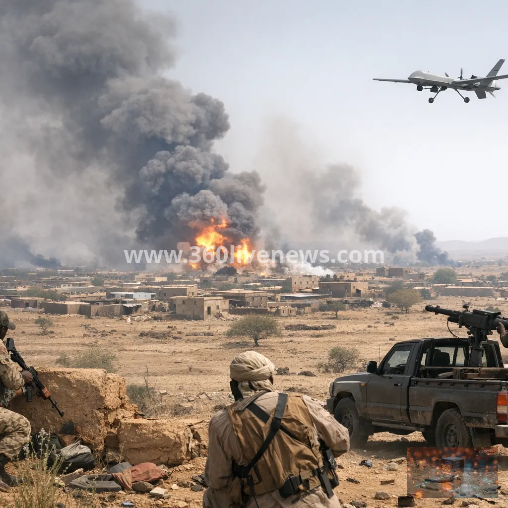 Fighting intensifies in Sudan's Kordofan as drone strikes spread across key battleground