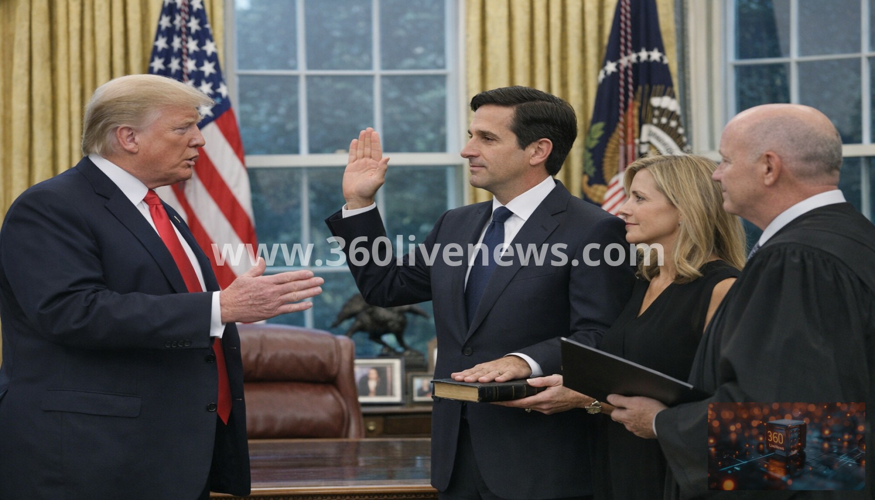 Trump urges Kevin Warsh to keep Federal Reserve 'totally independent' at White House swearing-in