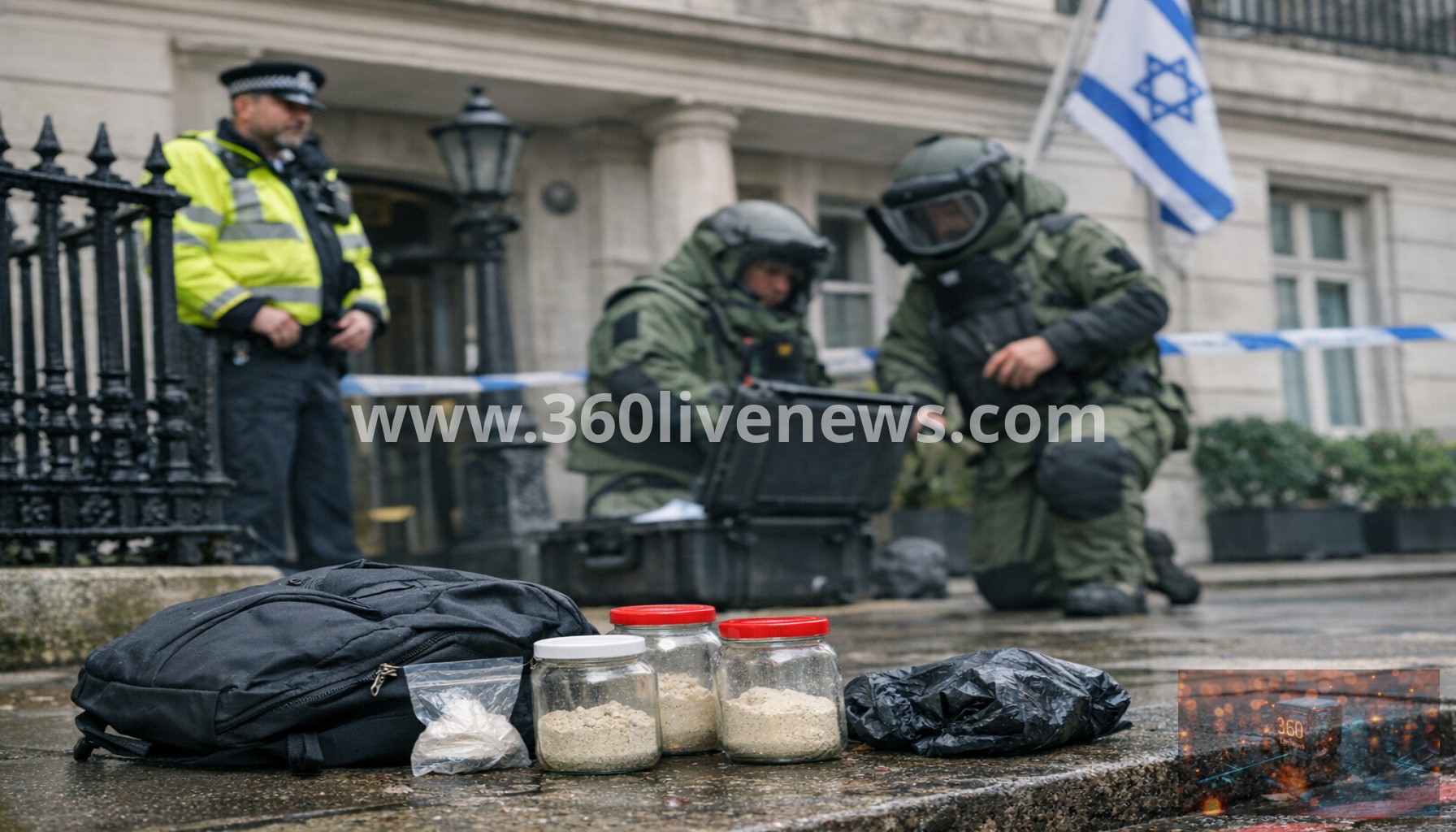 Non-hazardous Suspicious Items Found Near Israeli Embassy in London