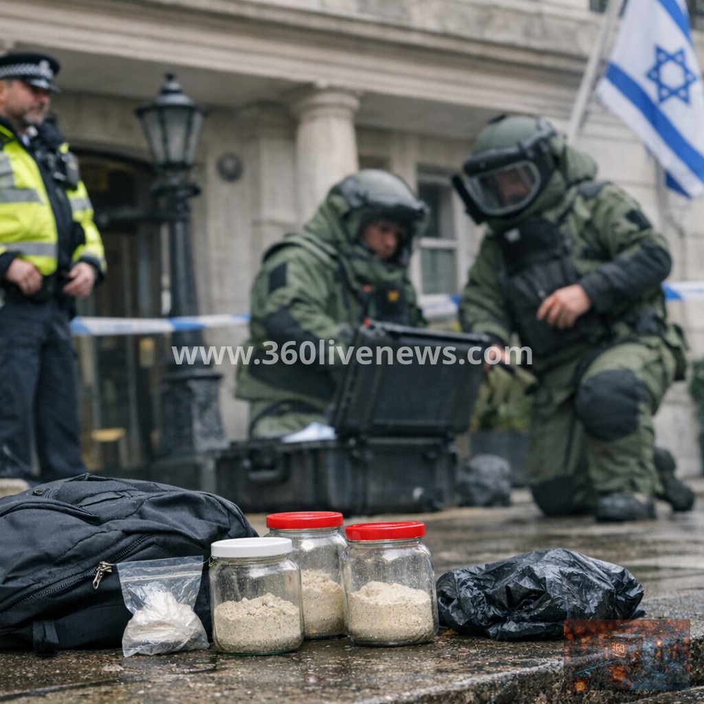 Non-hazardous Suspicious Items Found Near Israeli Embassy in London