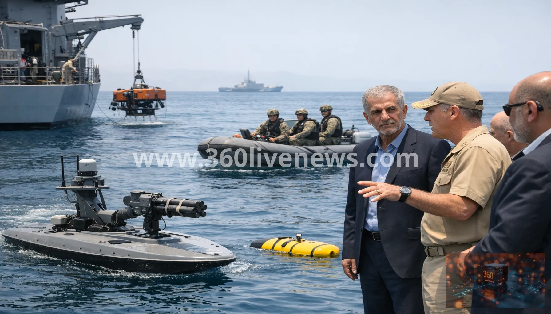 Sea drones and explosive-laden robots could help clear Strait of Hormuz mines