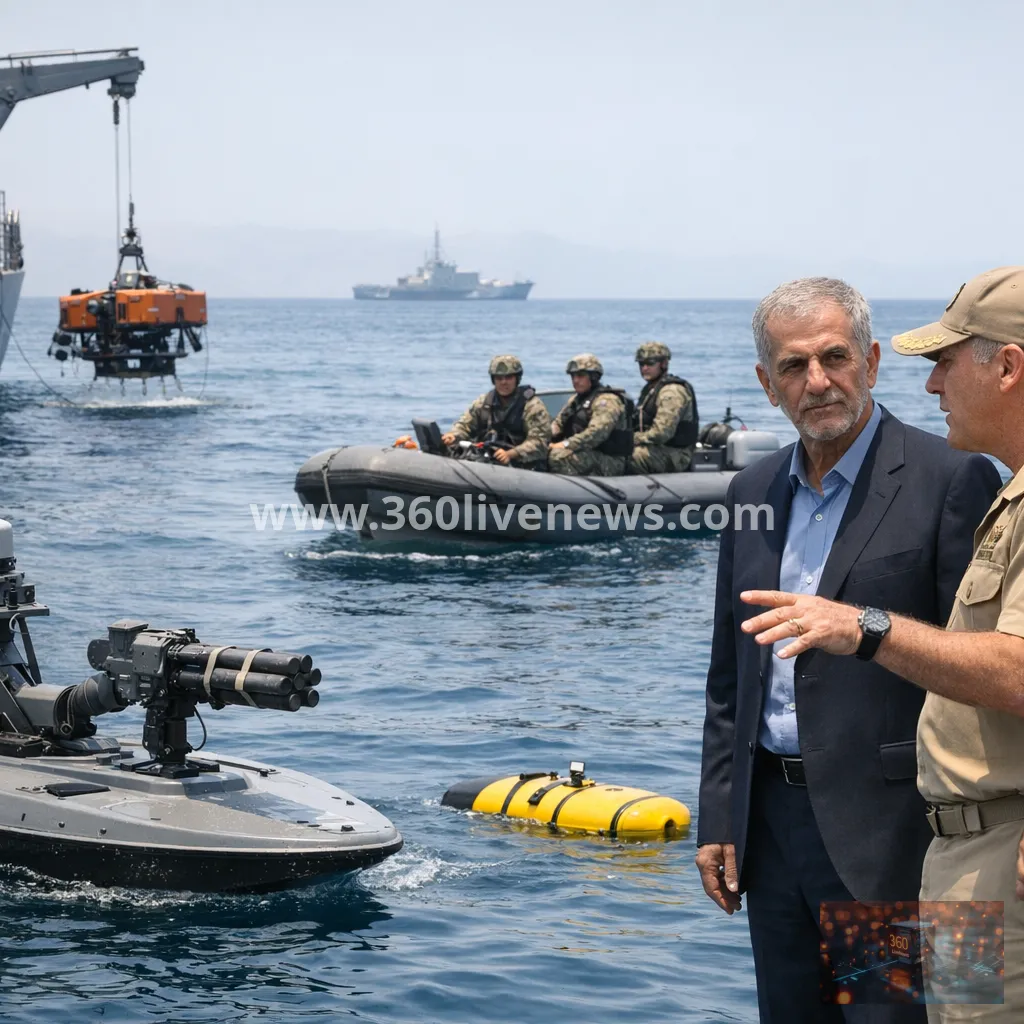 Sea drones and explosive-laden robots could help clear Strait of Hormuz mines
