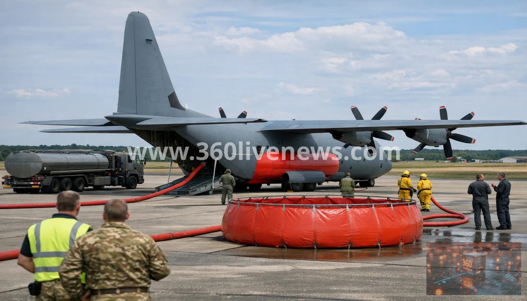 UK prepares military aircraft support for wildfire response amid record summer season