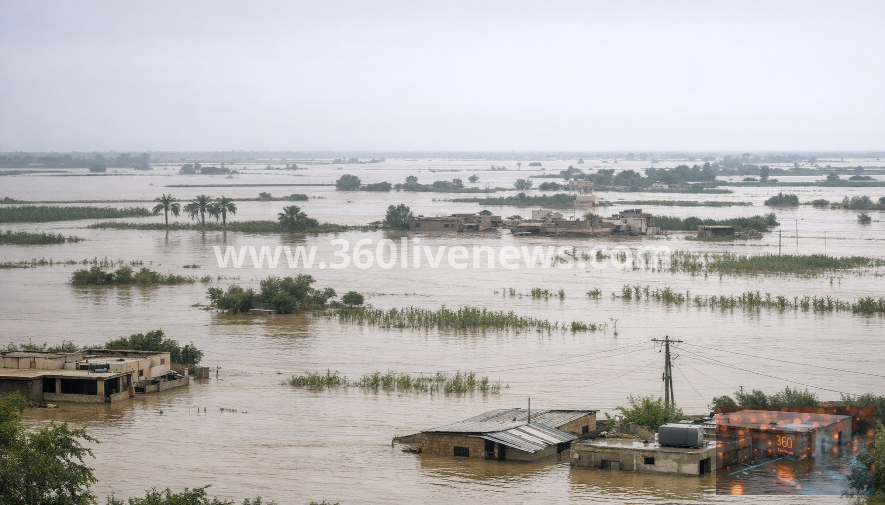 Flooding in eastern Syria submerges villages and farmland in Deir Ezzor
