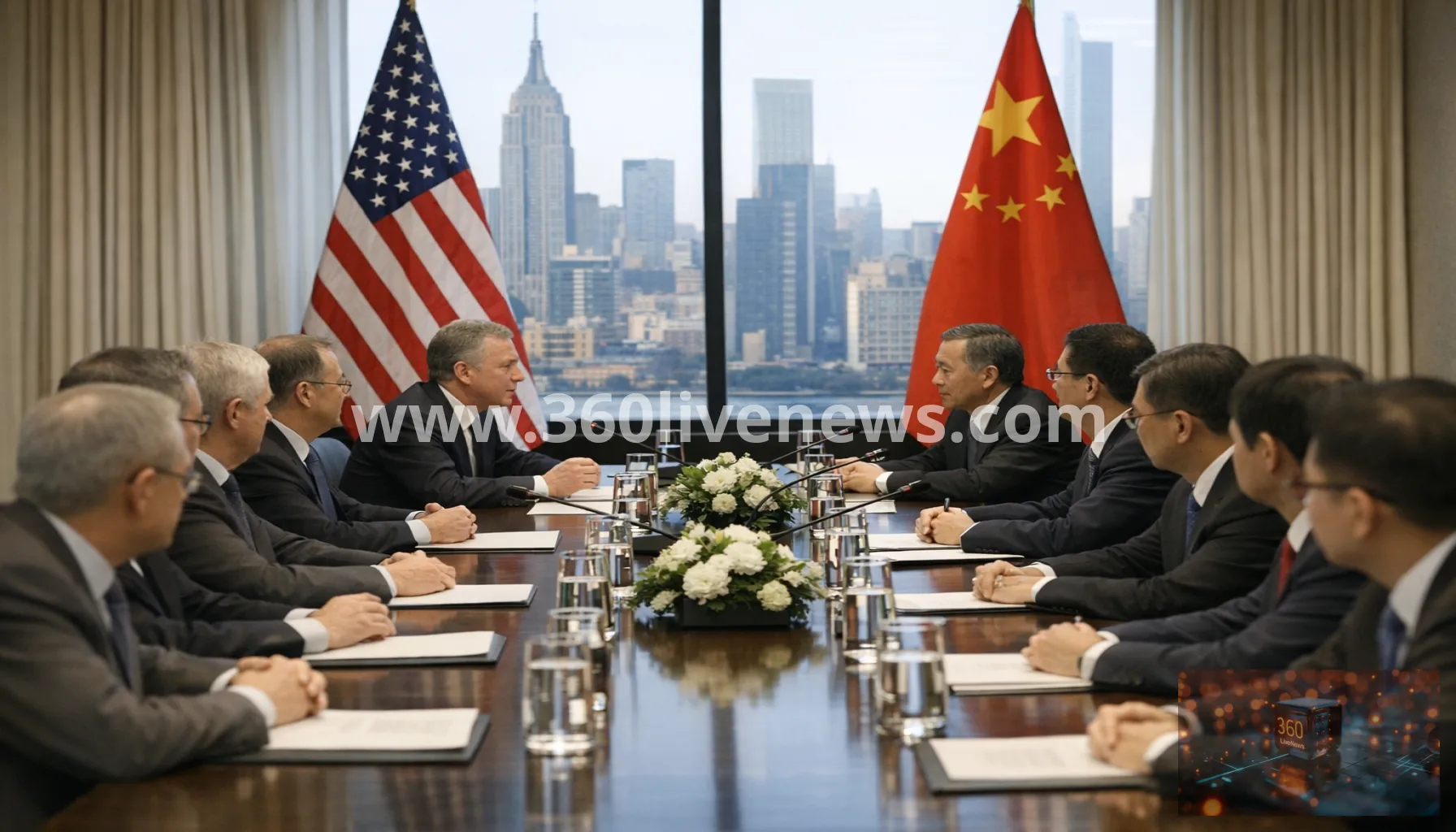 US and China open high-level talks in New York ahead of Trump-Xi summit