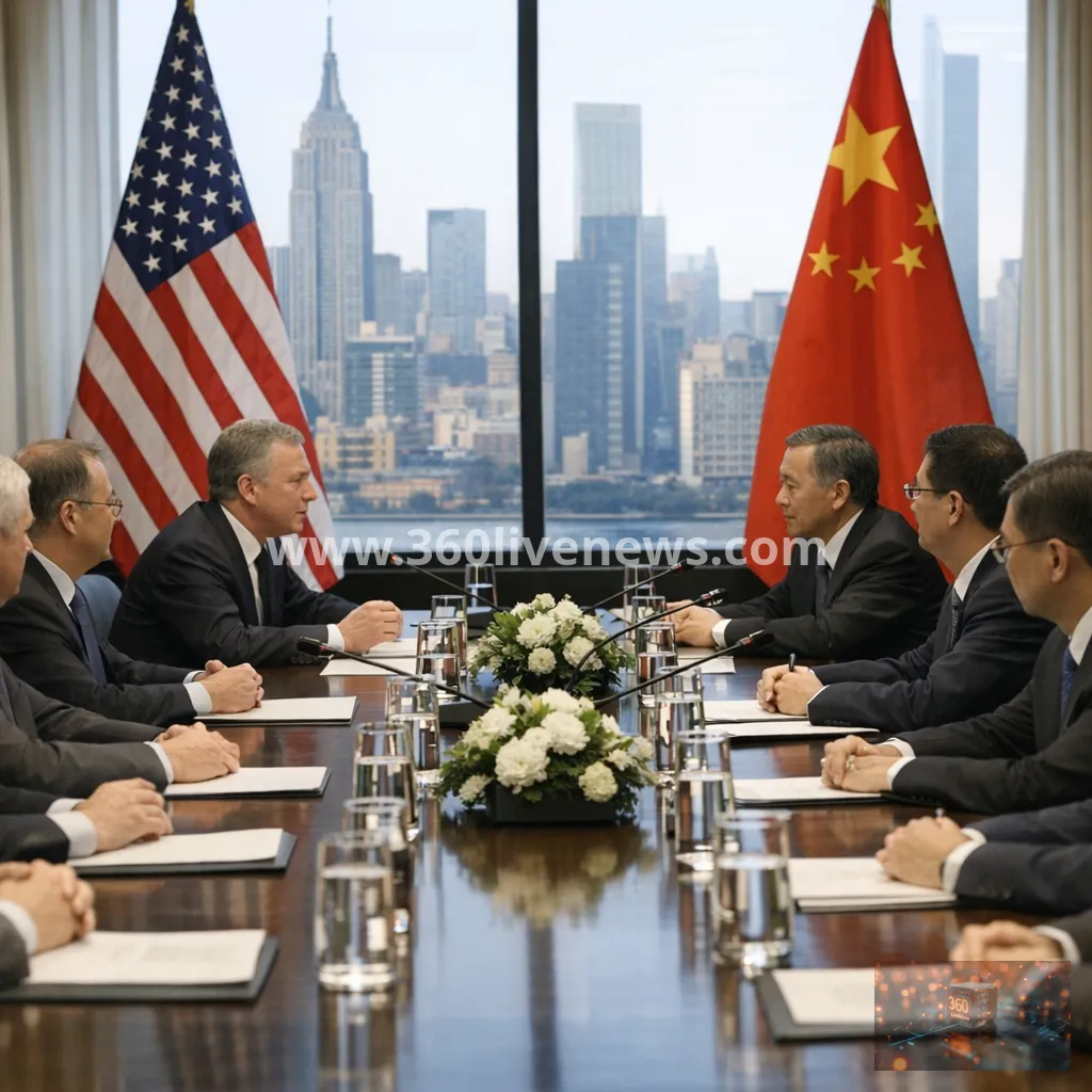 US and China open high-level talks in New York ahead of Trump-Xi summit