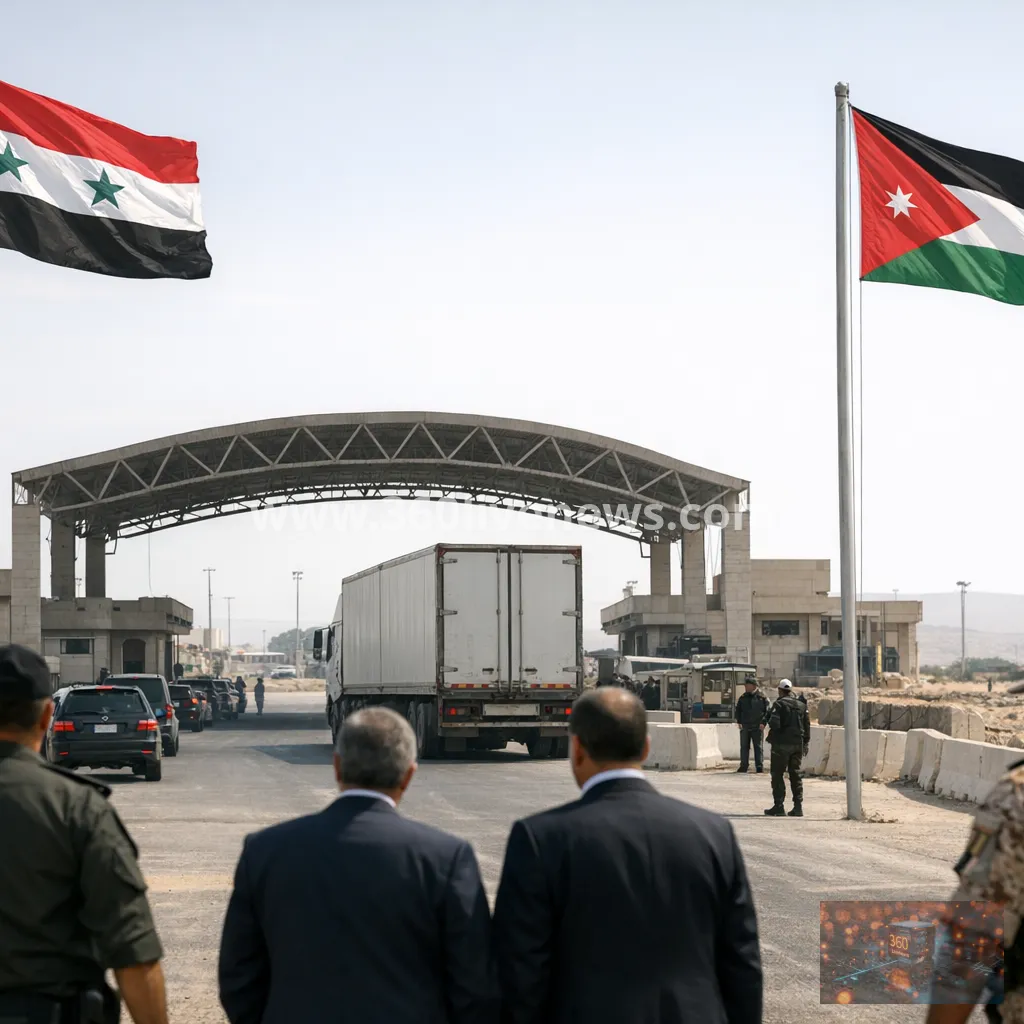 Syria and Jordan reopen Nassib border crossing amid probe into deadly airstrikes