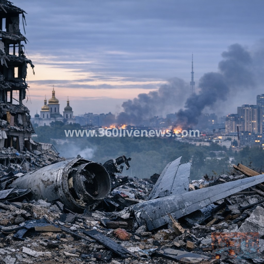 Russia launches major overnight drone-and-missile attack on Kyiv and other parts of Ukraine