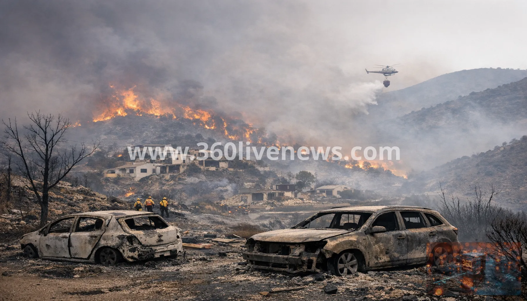 Deadly wildfire in southern Spain kills 12 in Almeria province