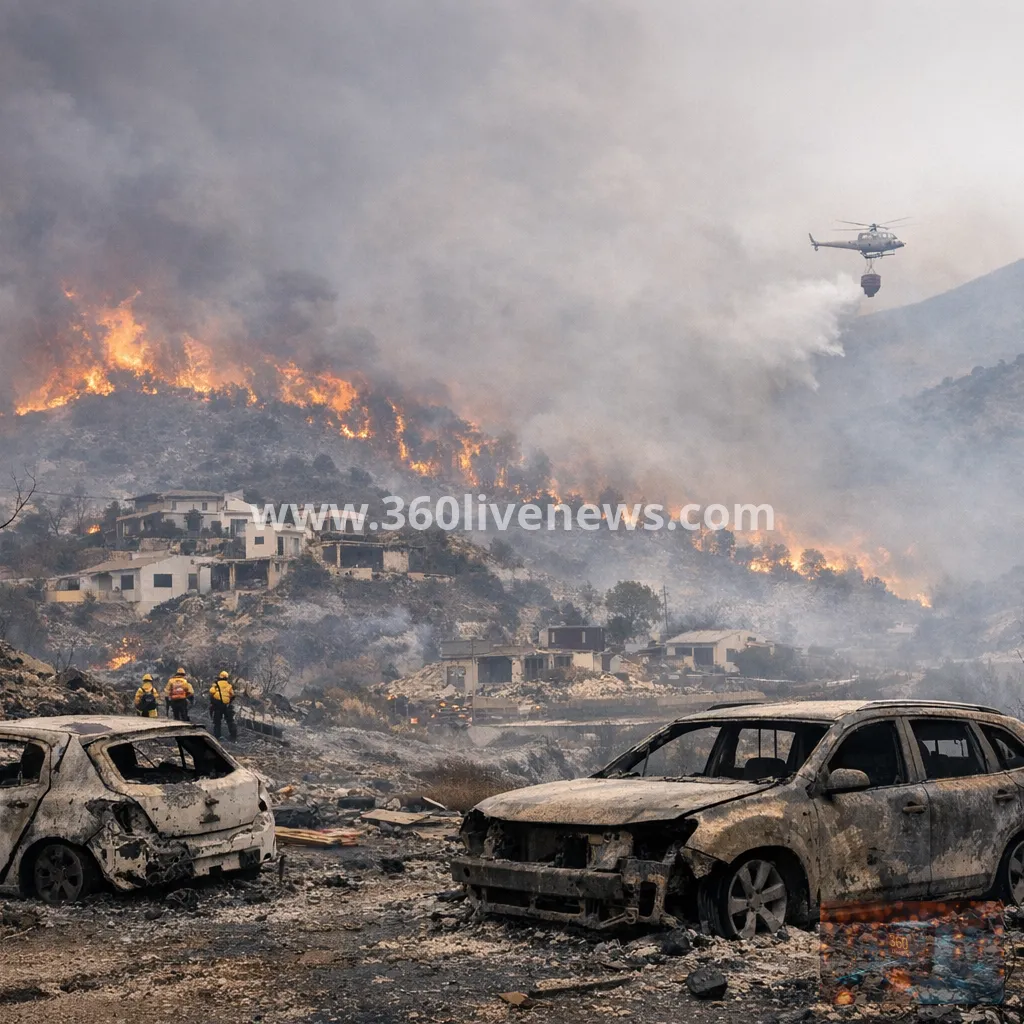Deadly wildfire in southern Spain kills 12 in Almeria province