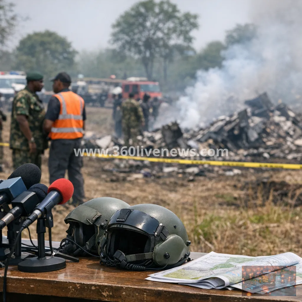 Nigerian Air Force aircraft crashes in Ondo State with 32 aboard