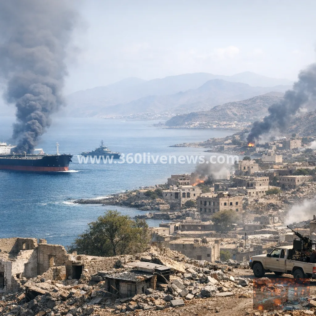 Houthis claim Red Sea ship attacks as clashes in Dhale leave more than 30 casualties