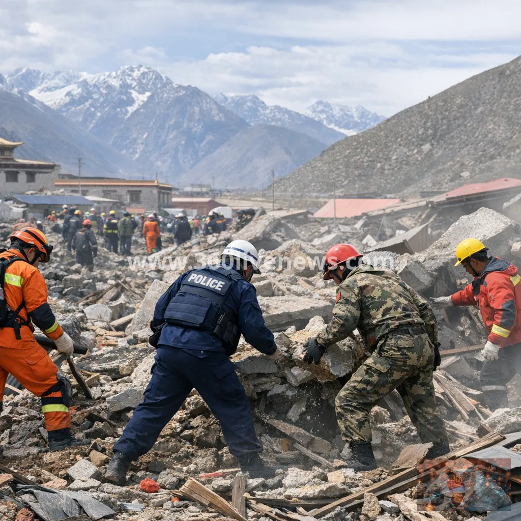 Tibet earthquake: injured toll rises to 76 as rescue teams search Nagqu