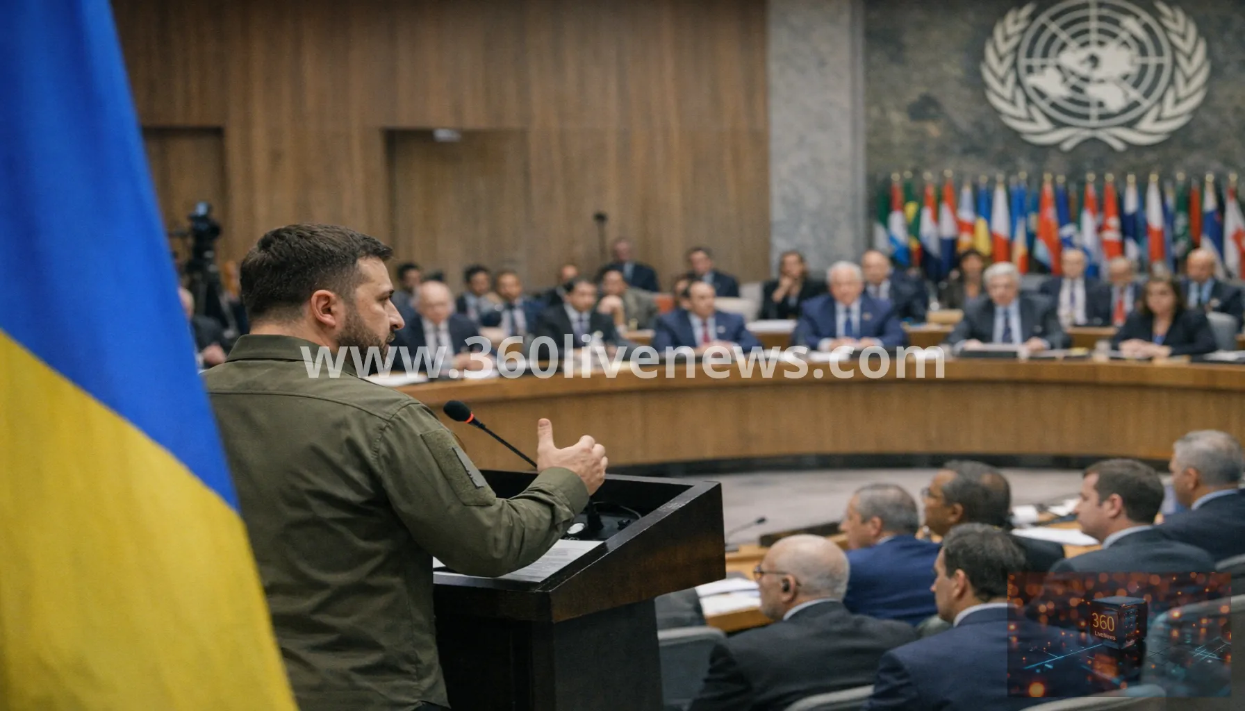 Zelensky tells UN Russia is using fighters from 47 countries in Ukraine war