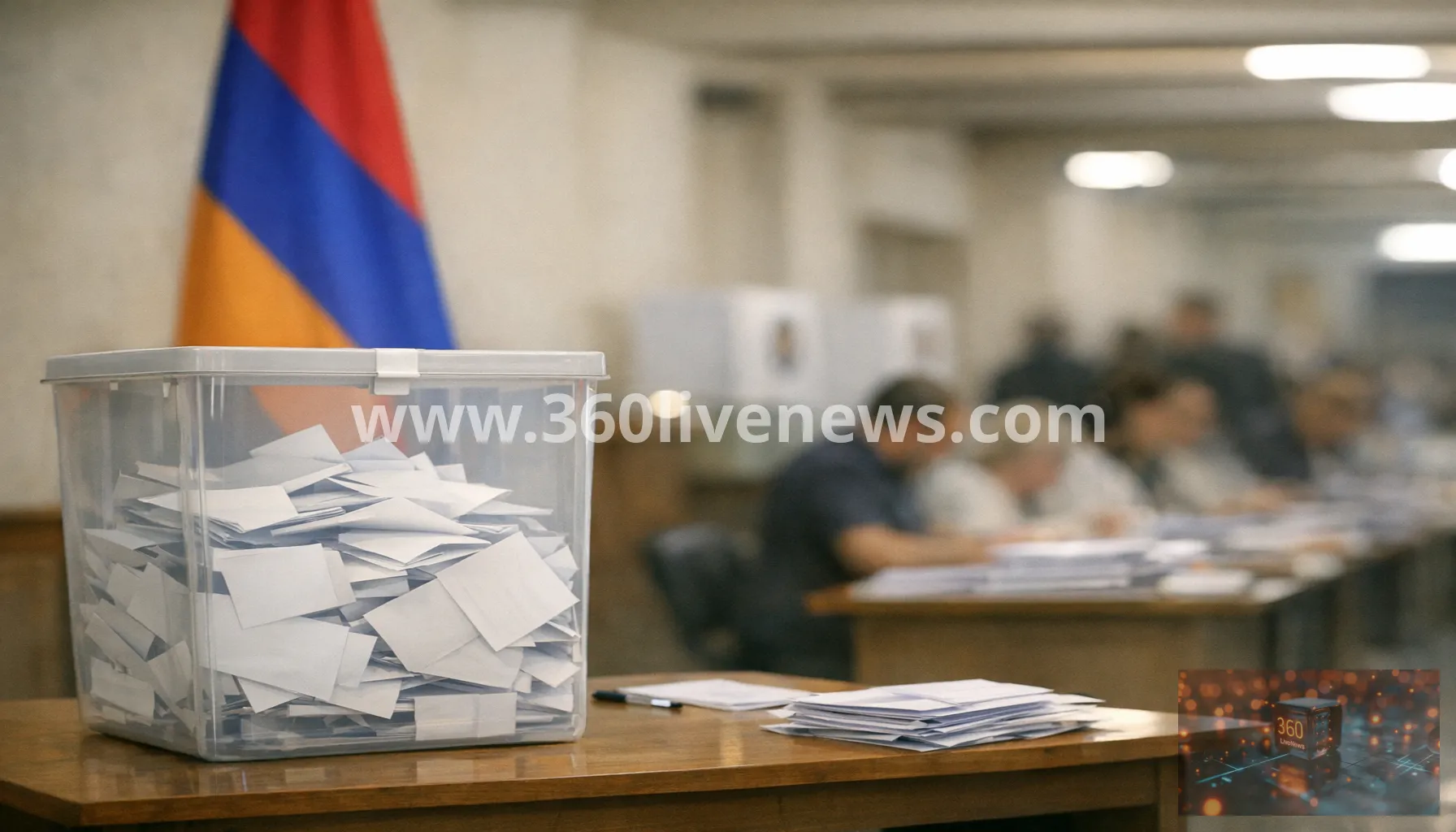 Armenia begins counting votes in pivotal parliamentary election