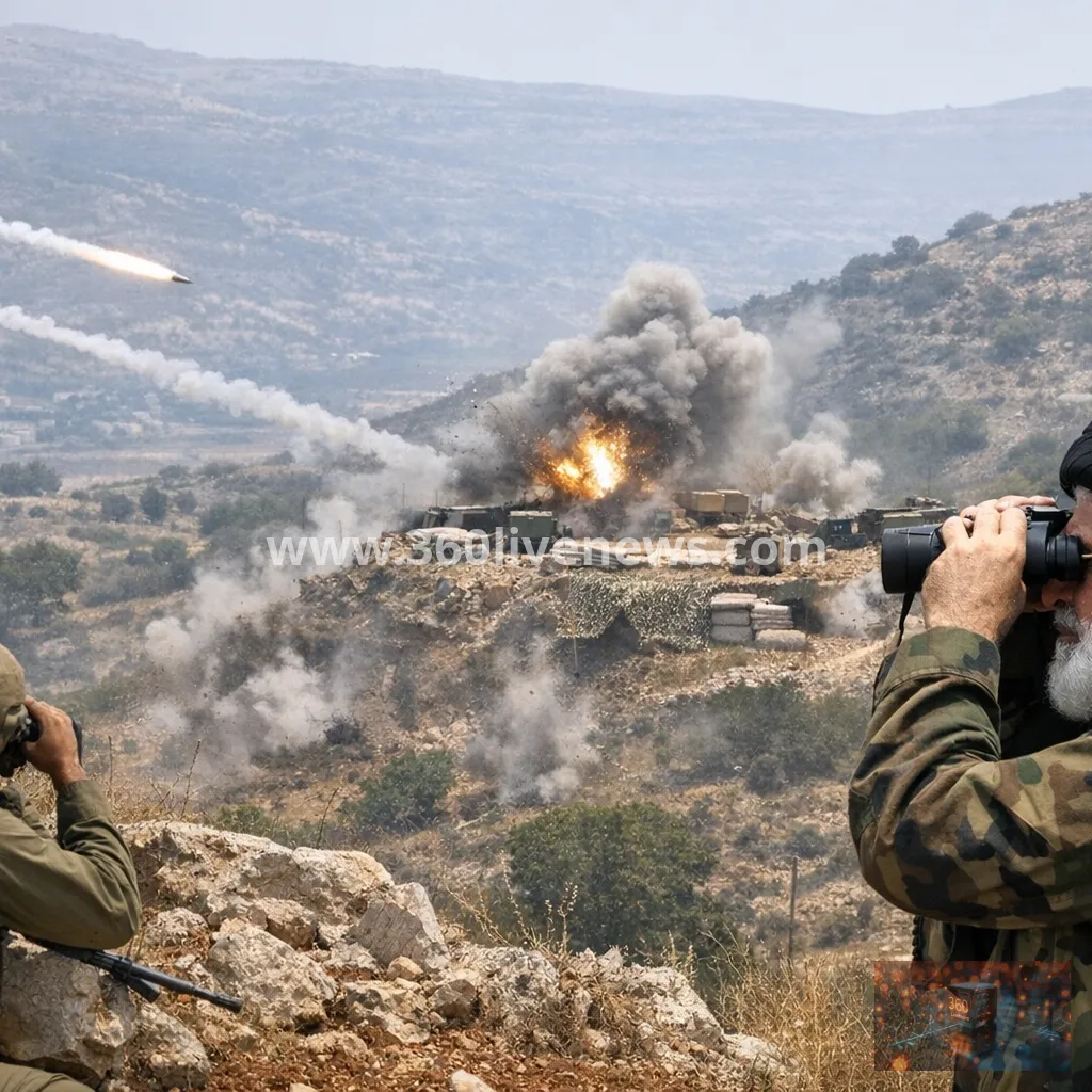 Israel says Hezbollah fired rockets and mortars at troops in southern Lebanon
