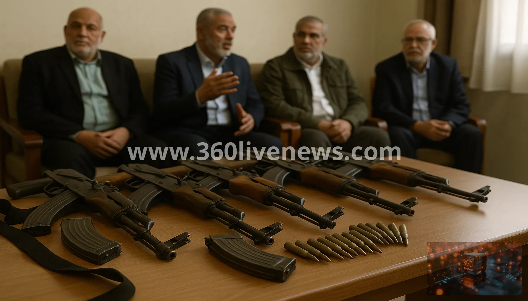 Hamas says it will not surrender arms ahead of Cairo talks