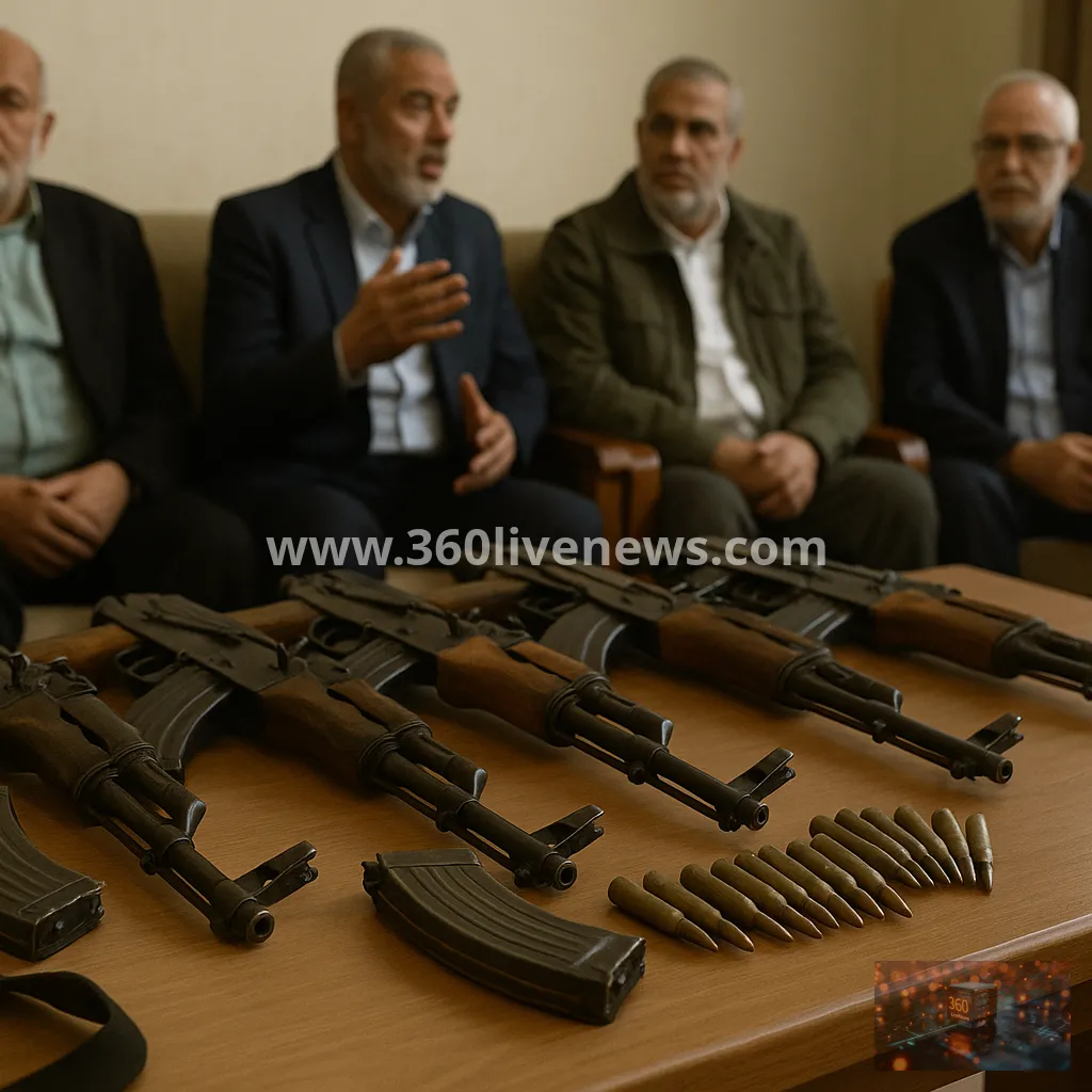 Hamas says it will not surrender arms ahead of Cairo talks