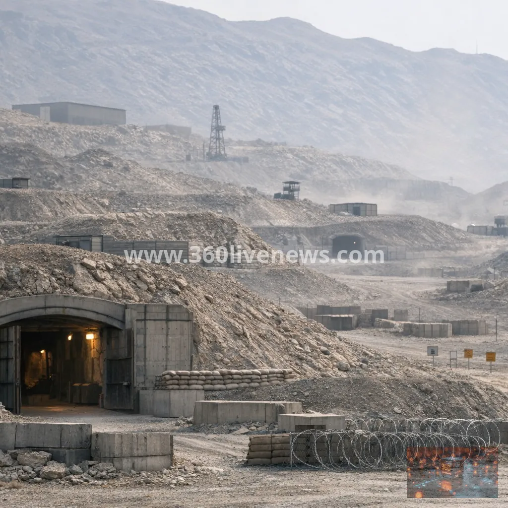 Iran reportedly fortifies uranium stockpile sites with collapsed tunnels and mines