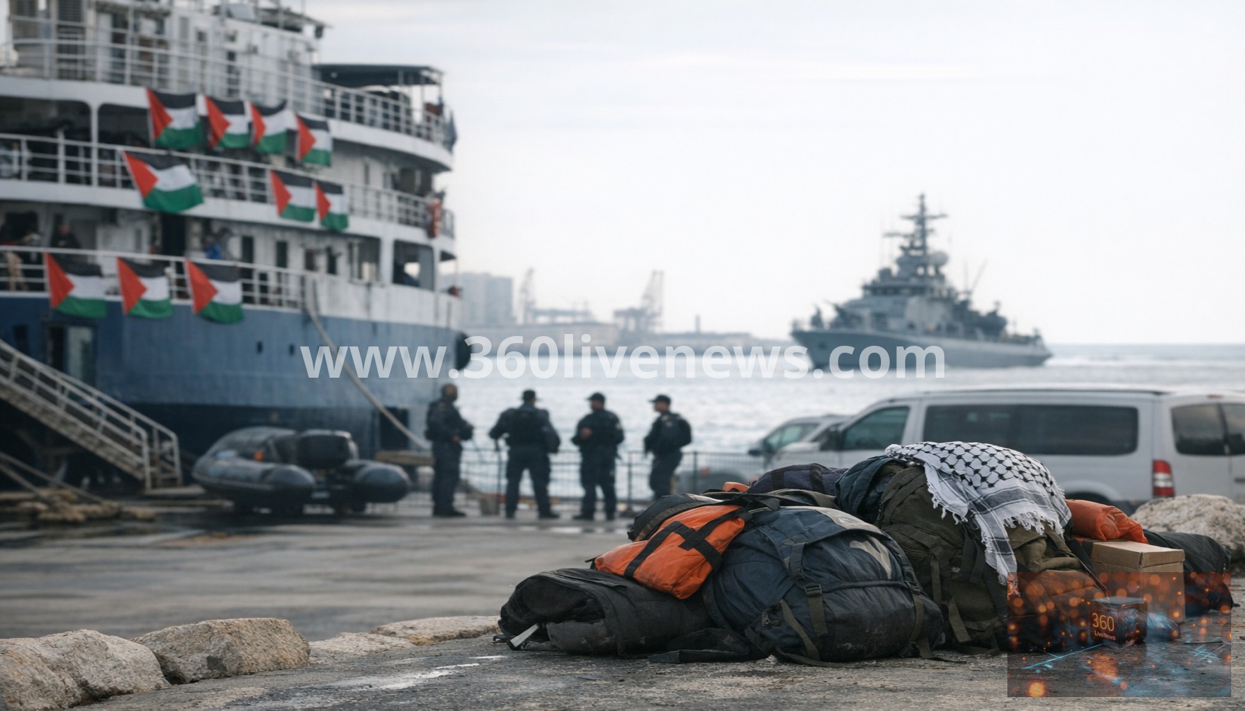 Deported Gaza flotilla activists allege abuse after Israeli interception