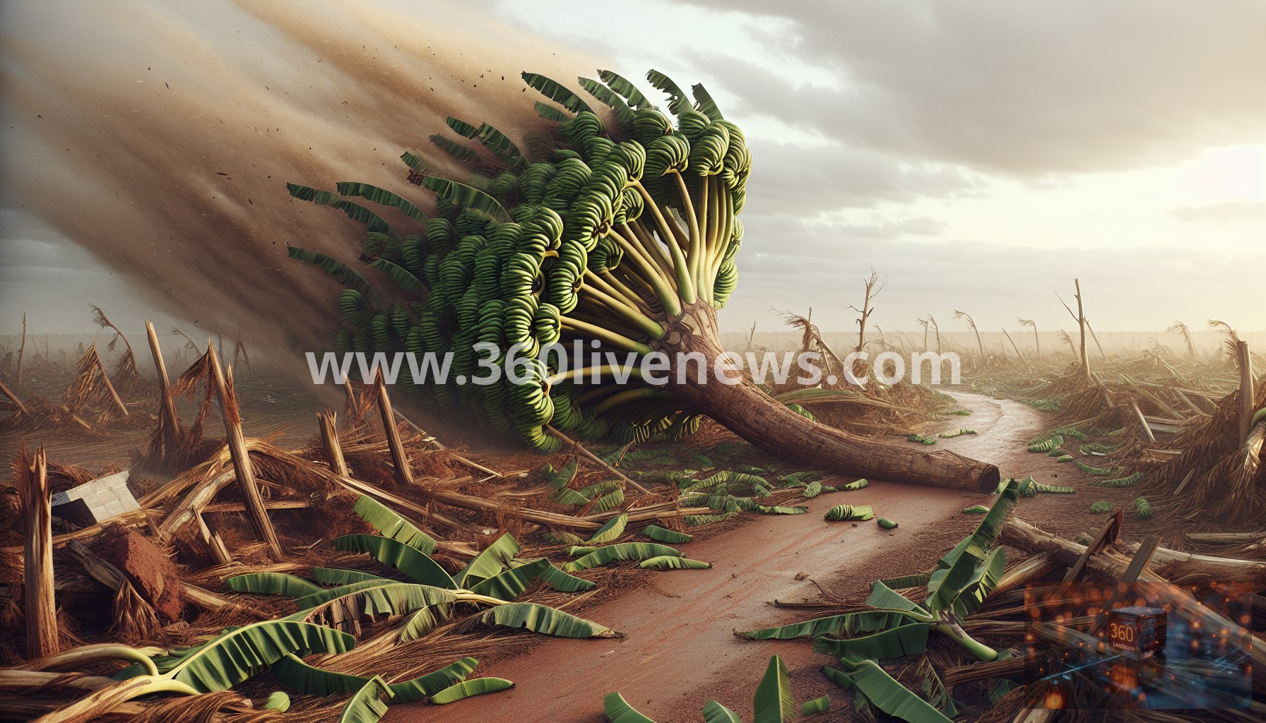 Cyclone Narelle causes extensive damage to banana crops in Western Australia's Gascoyne region