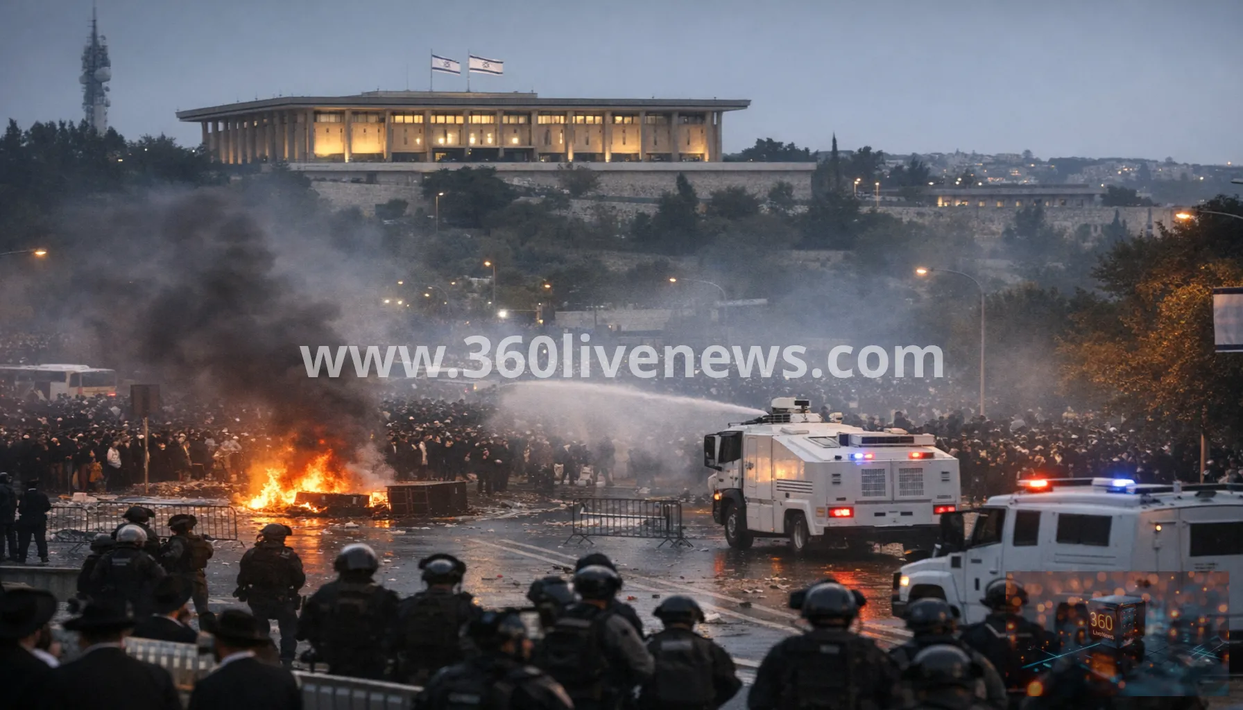 Ultra-Orthodox draft protests trigger violence and political strain in Israel