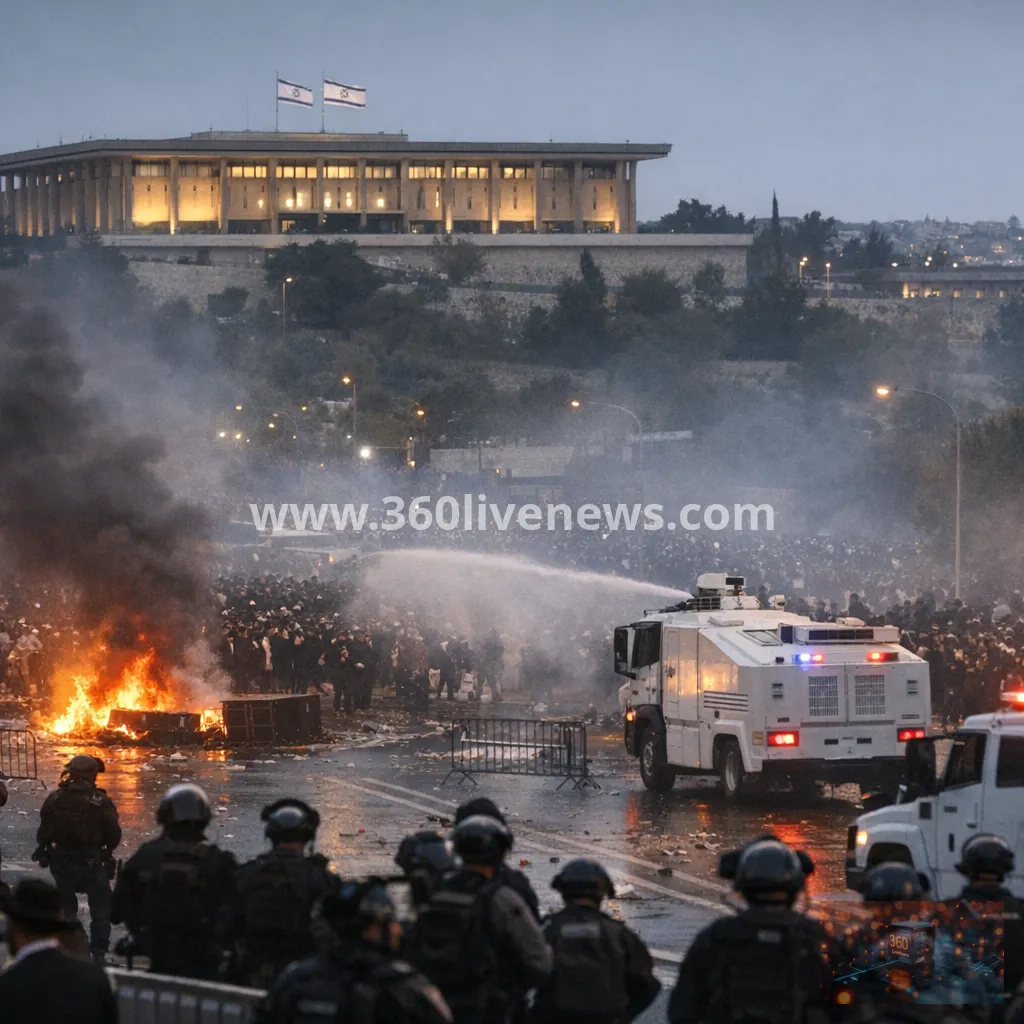 Ultra-Orthodox draft protests trigger violence and political strain in Israel