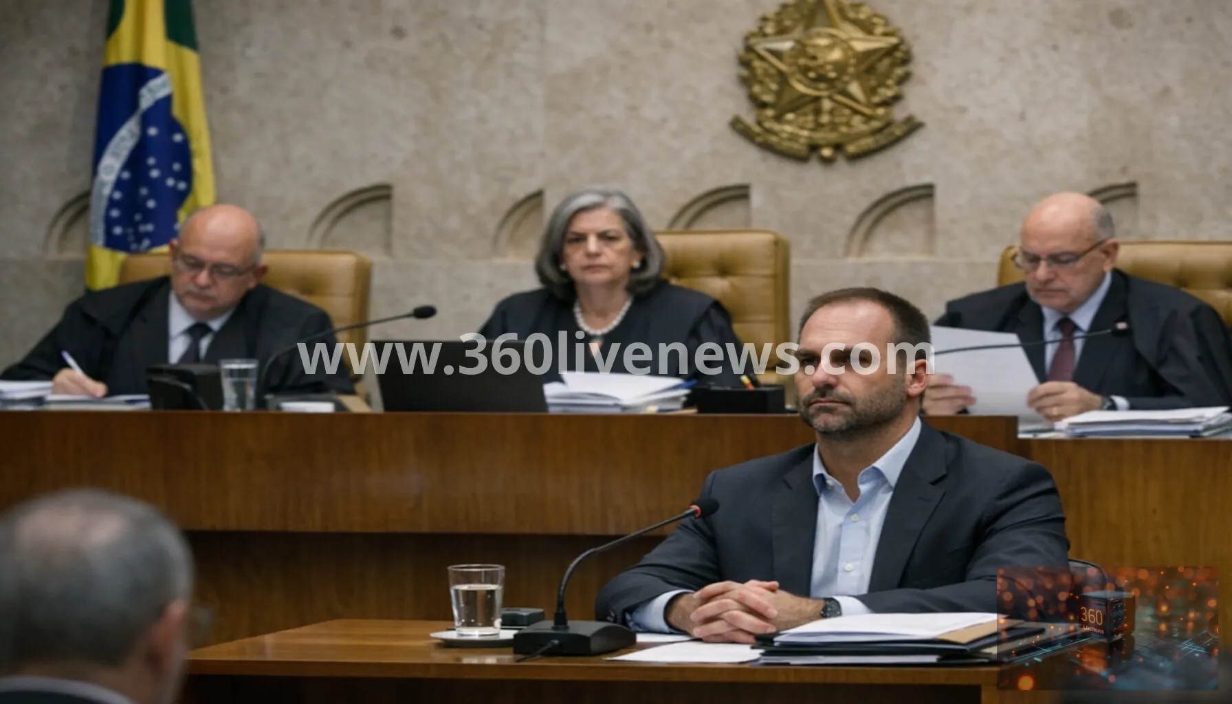 Brazil supreme court panel convicts Eduardo Bolsonaro over alleged US lobbying in father's coup case
