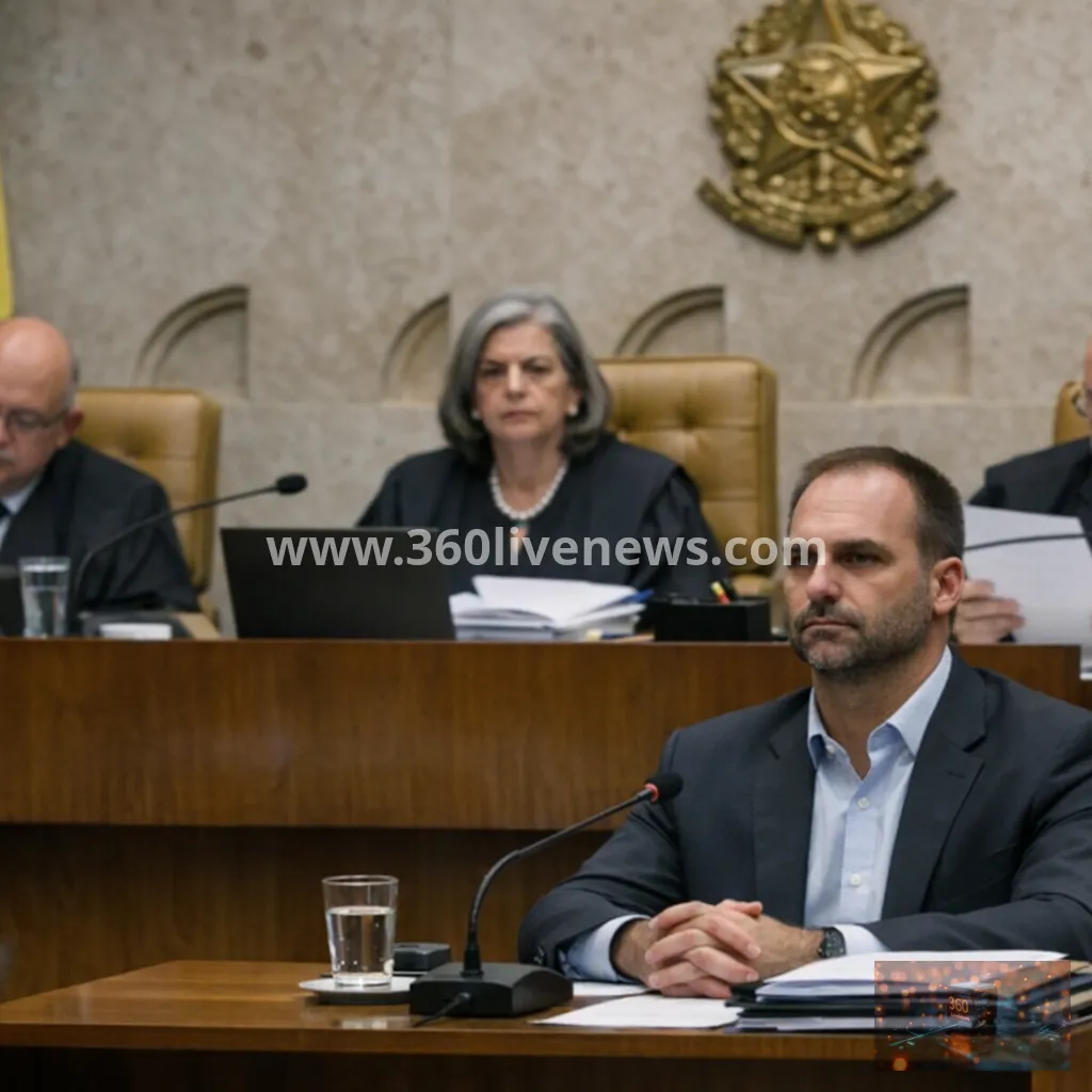 Brazil supreme court panel convicts Eduardo Bolsonaro over alleged US lobbying in father's coup case