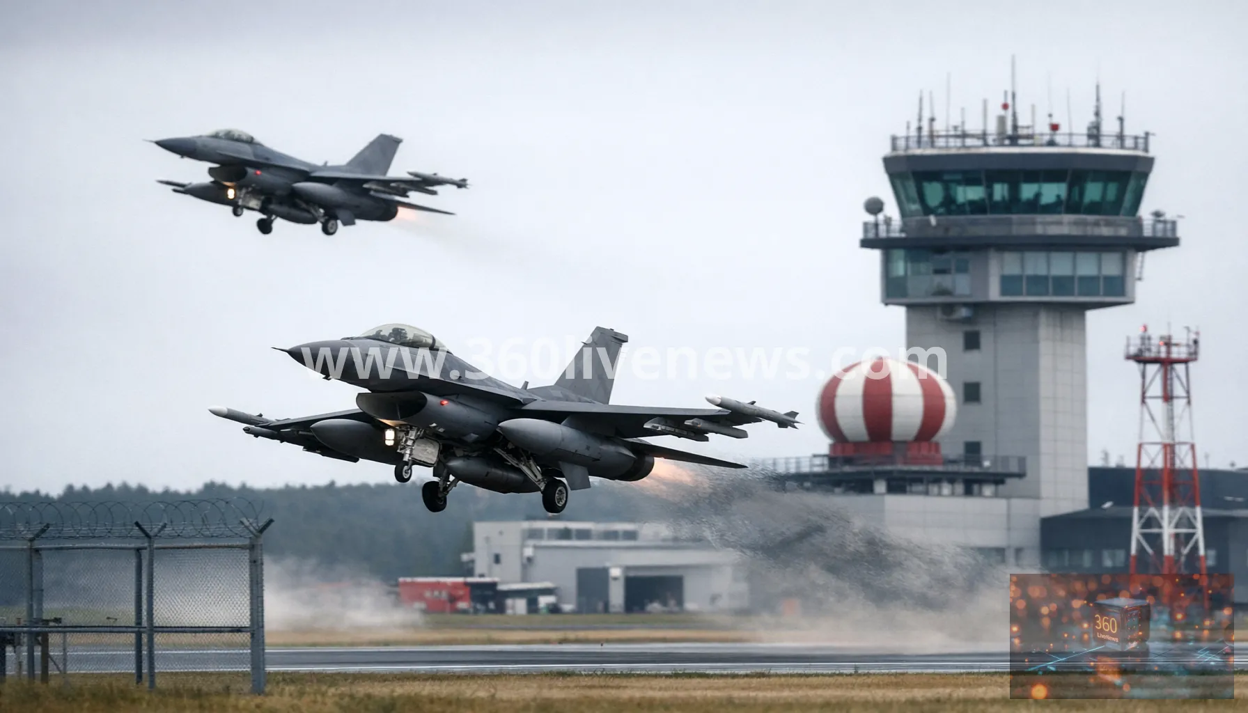 NATO fighters scrambled after red air warning over unidentified object near Kaunas airport