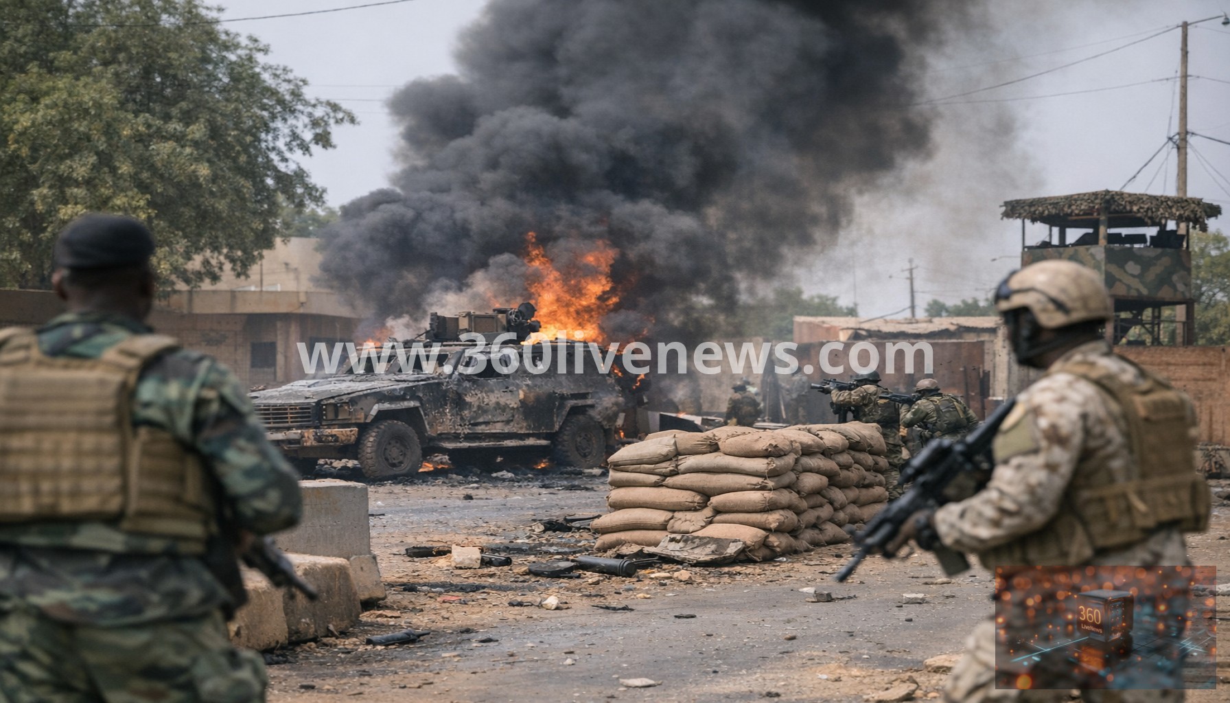 Coordinated militant attacks in Mali's capital and other locations