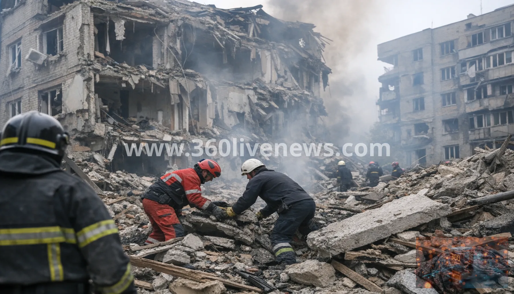 Russian missile and drone strikes hit Kharkiv and Lviv region, killing three civilians