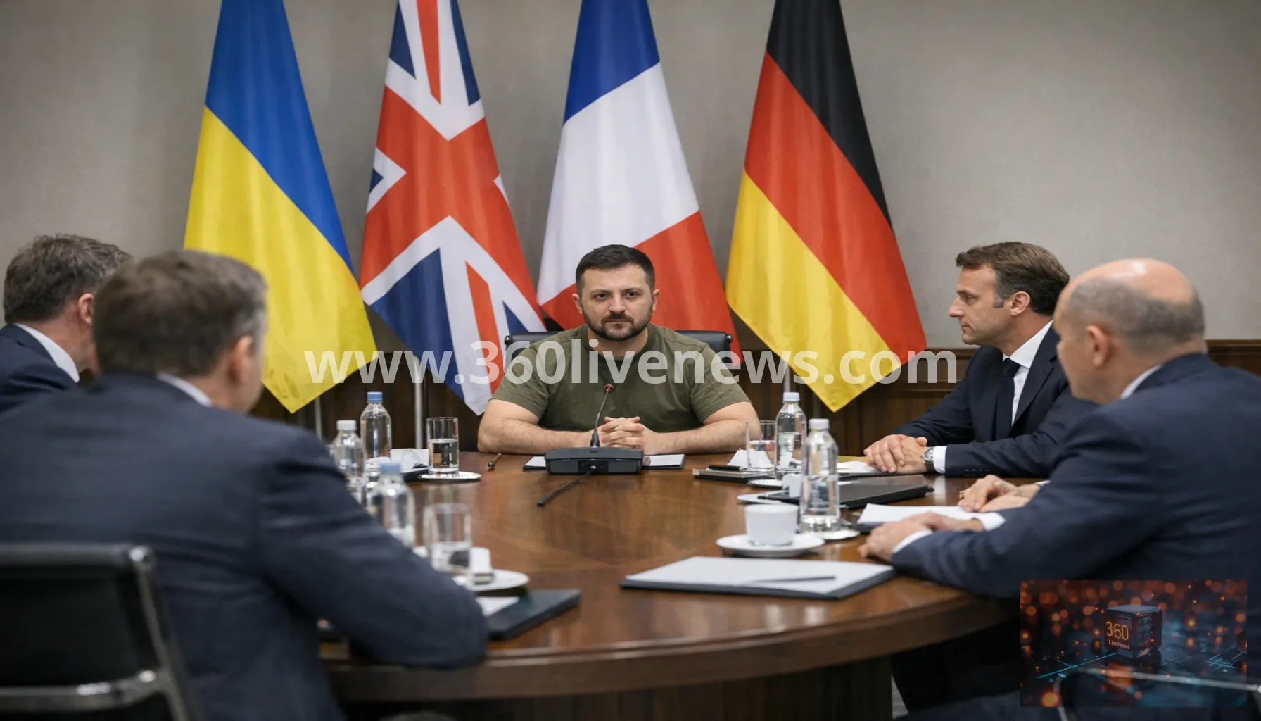 Zelensky says he had positive talks with US envoys on Ukraine war
