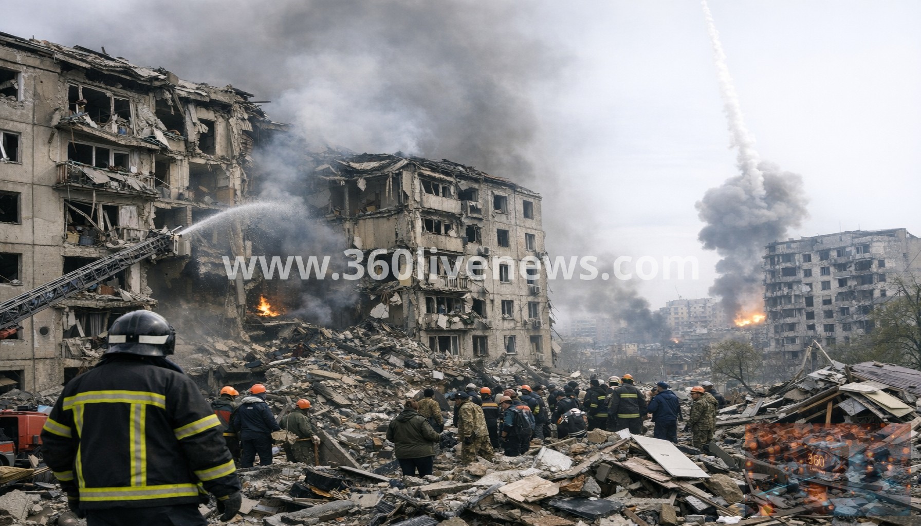 Deadly Russian missile and drone strikes hit Ukraine cities